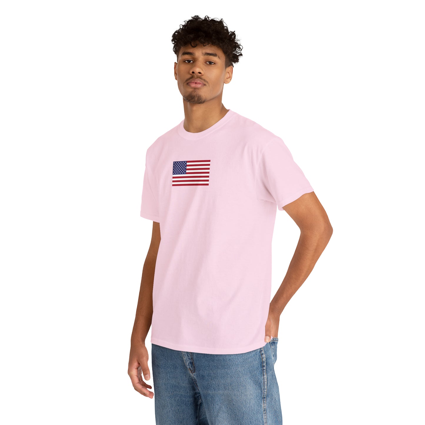 American Flag Unisex Heavy Cotton Tee