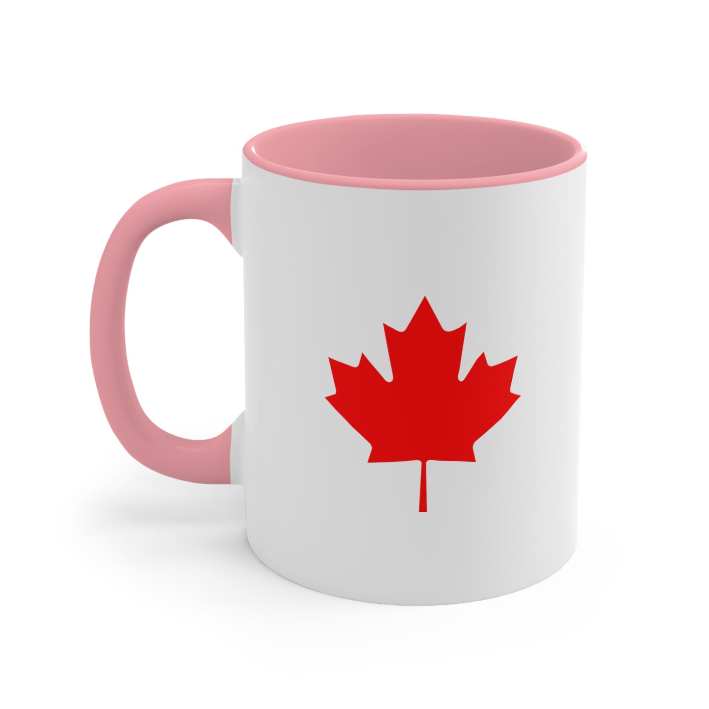 Canadian Maple Leaf Accent Mugs