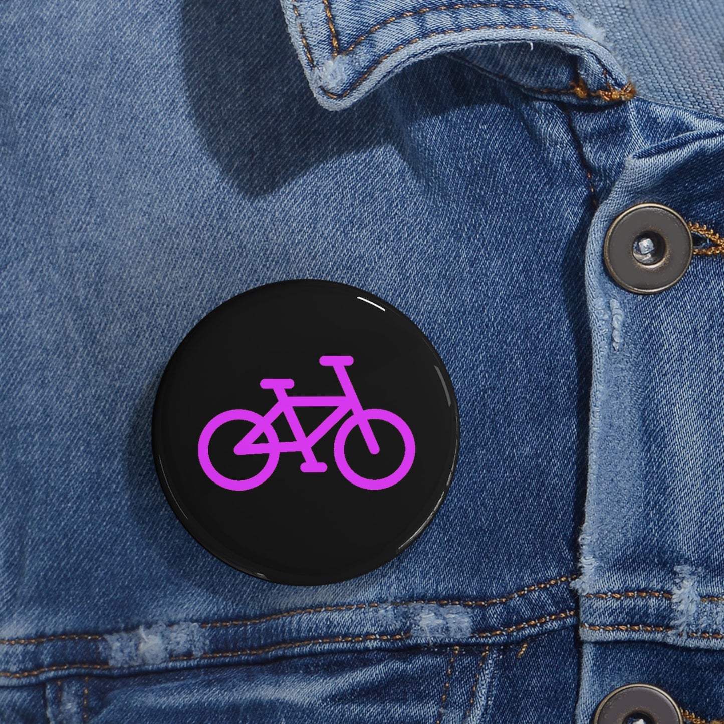 BIKE Round Pins, Black