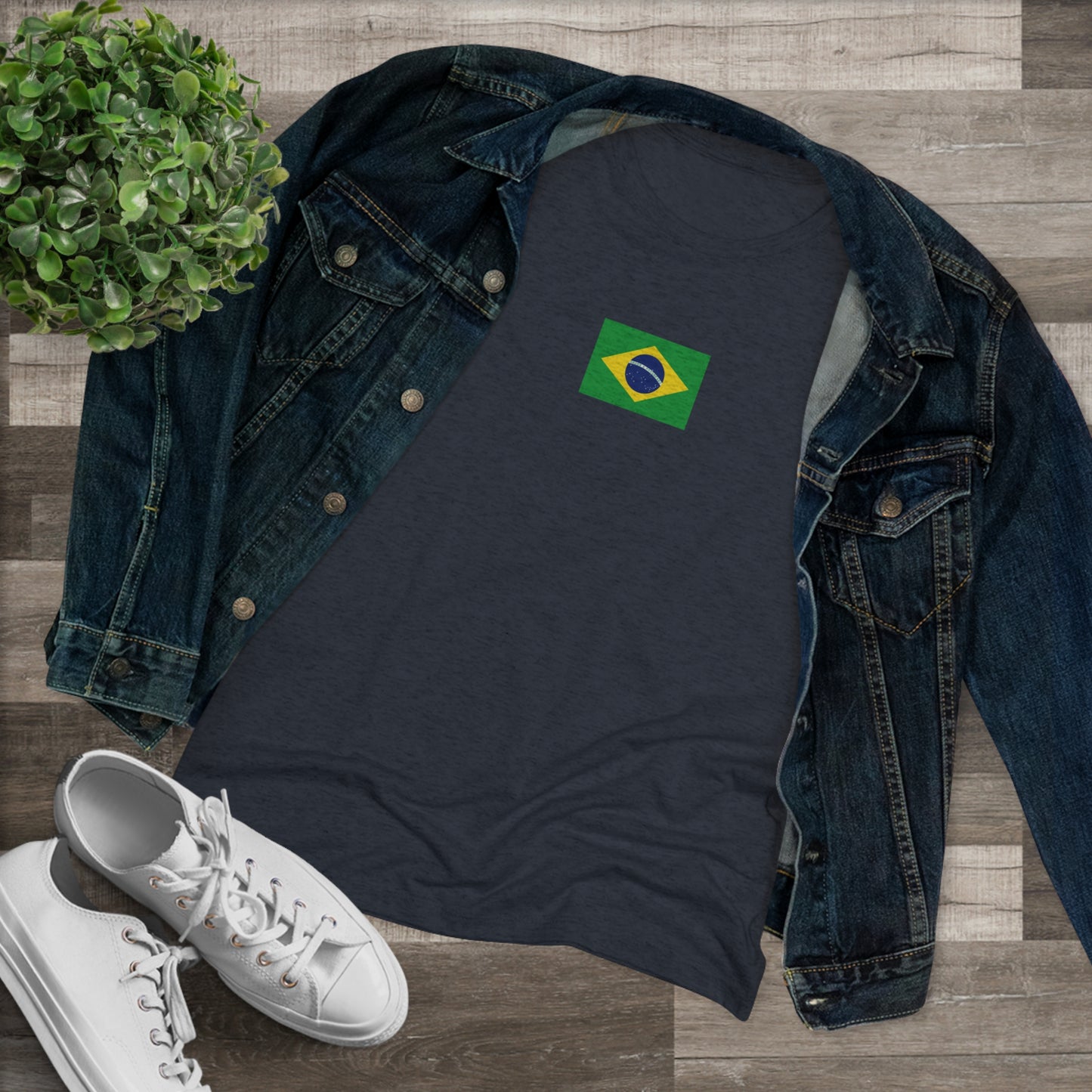 BRAZIL Women's Triblend Tee