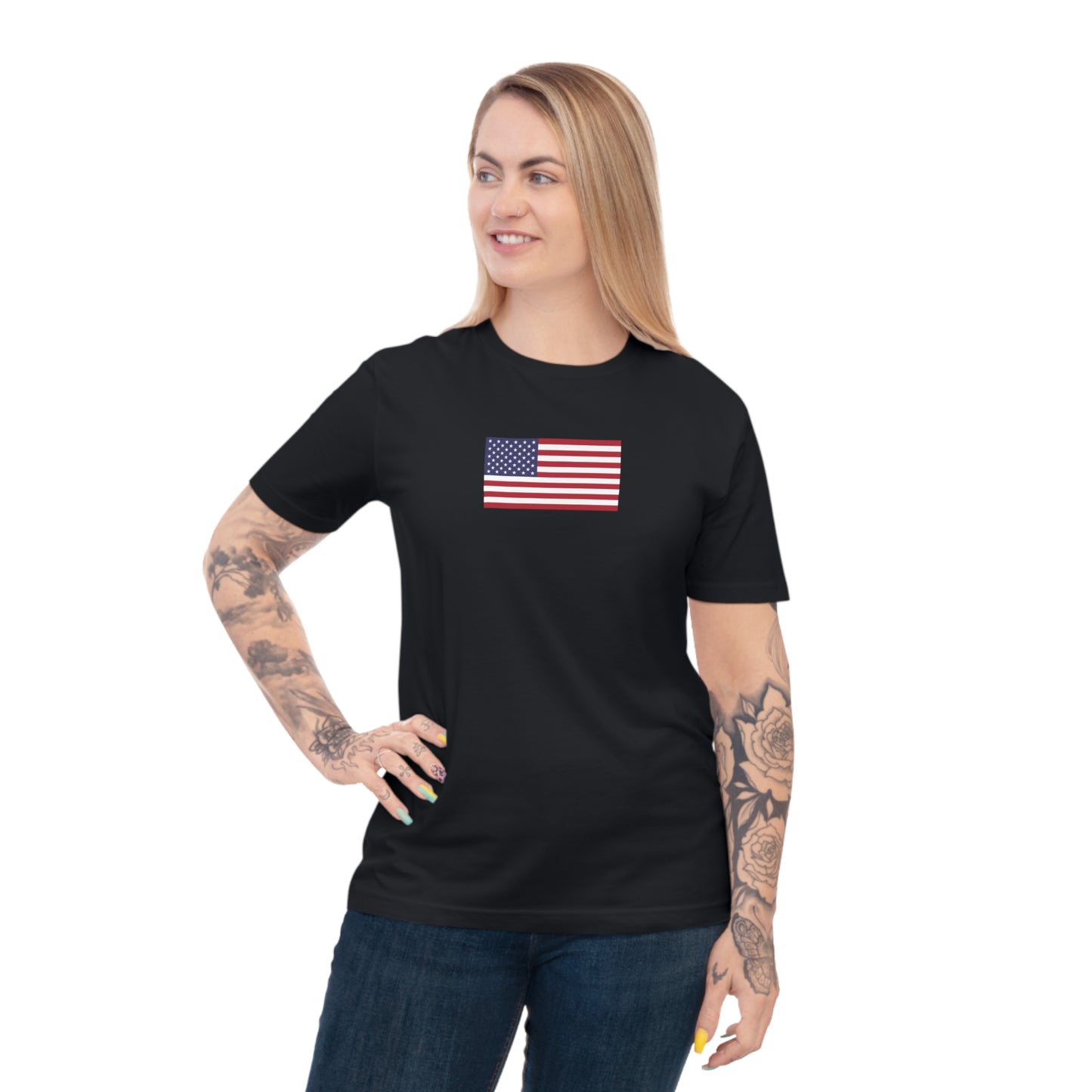 American Flag, Unisex Classic Jersey T-shirt