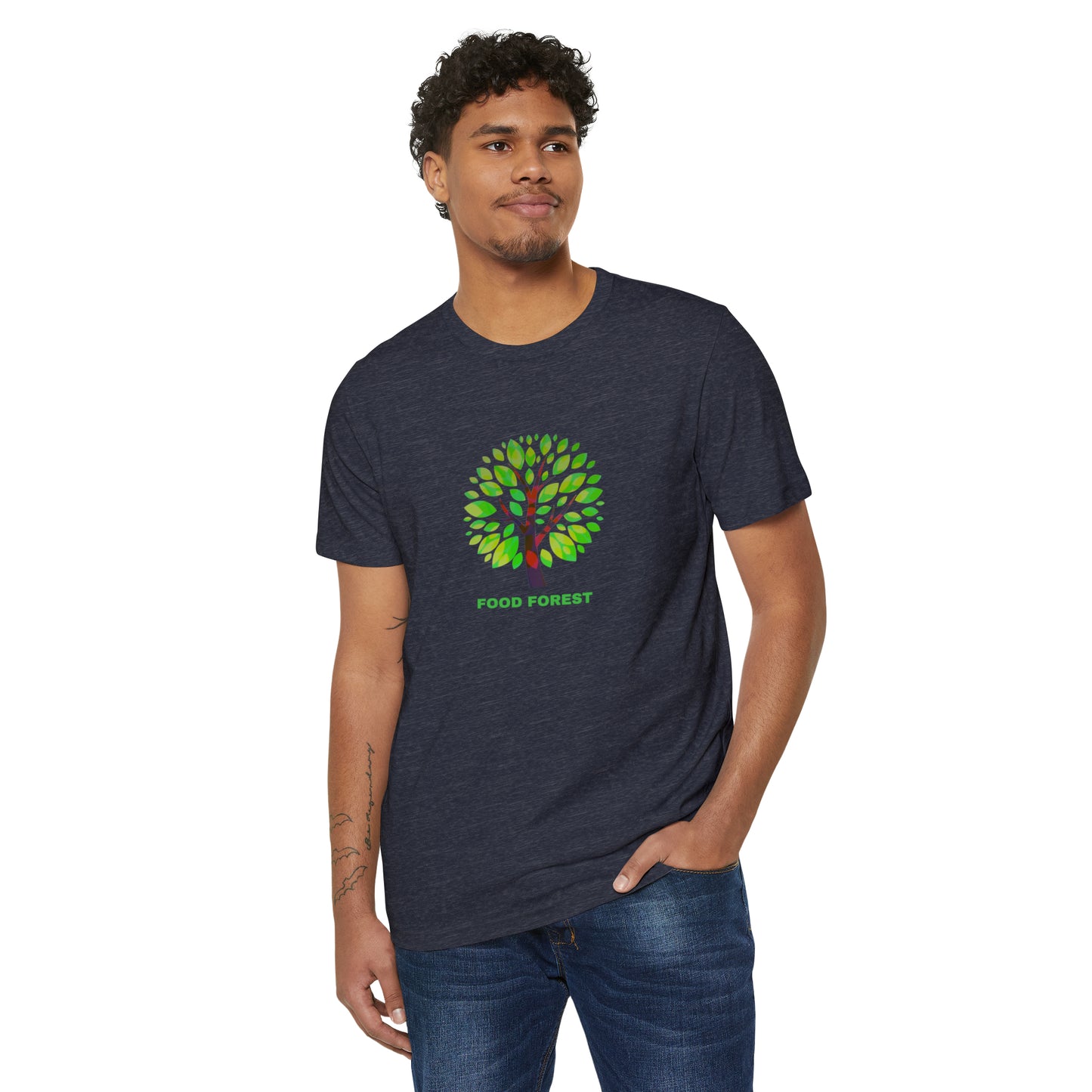 FOOD FOREST, Unisex Recycled Organic T-Shirt