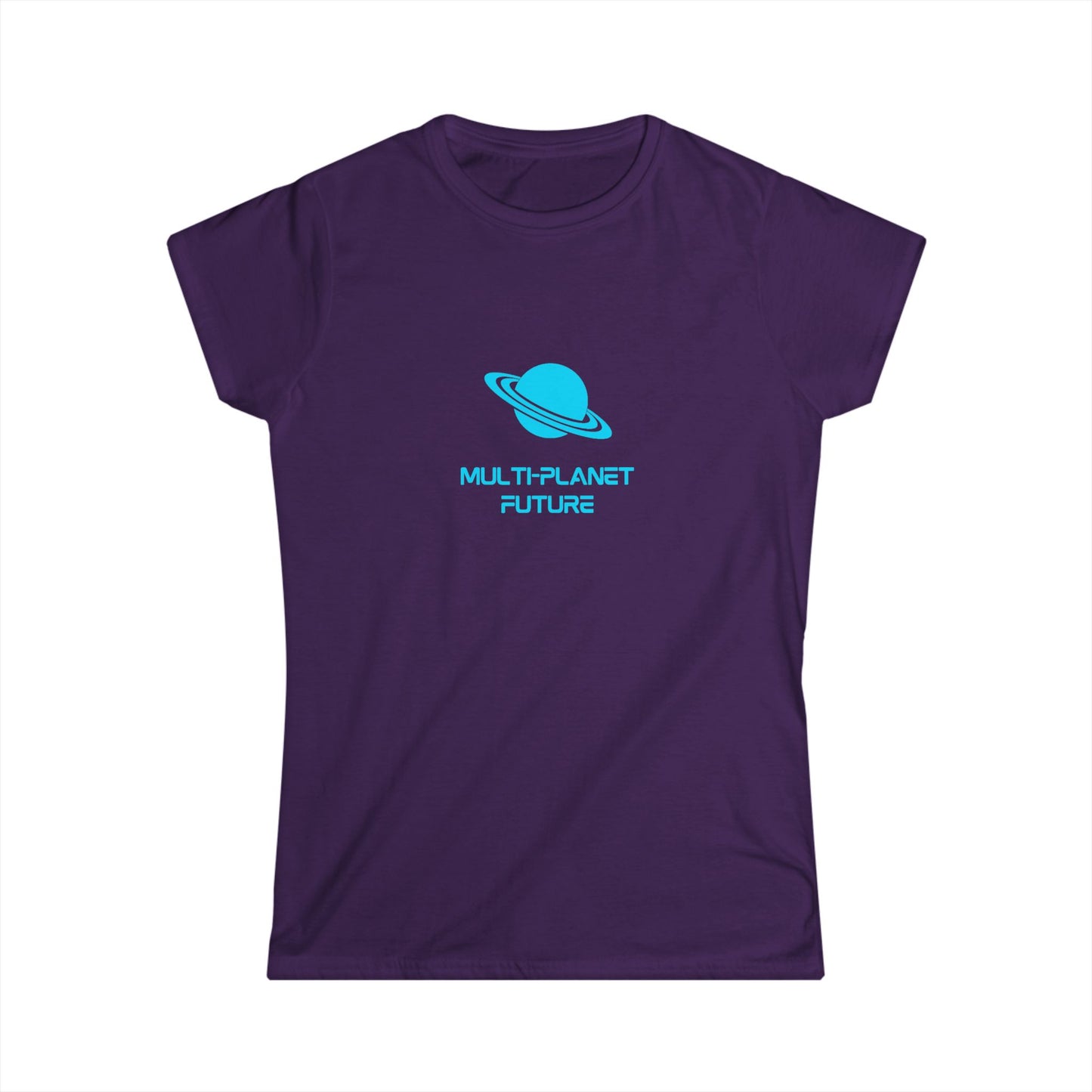 Women's Softstyle Tee, MULTI-PLANET FUTURE