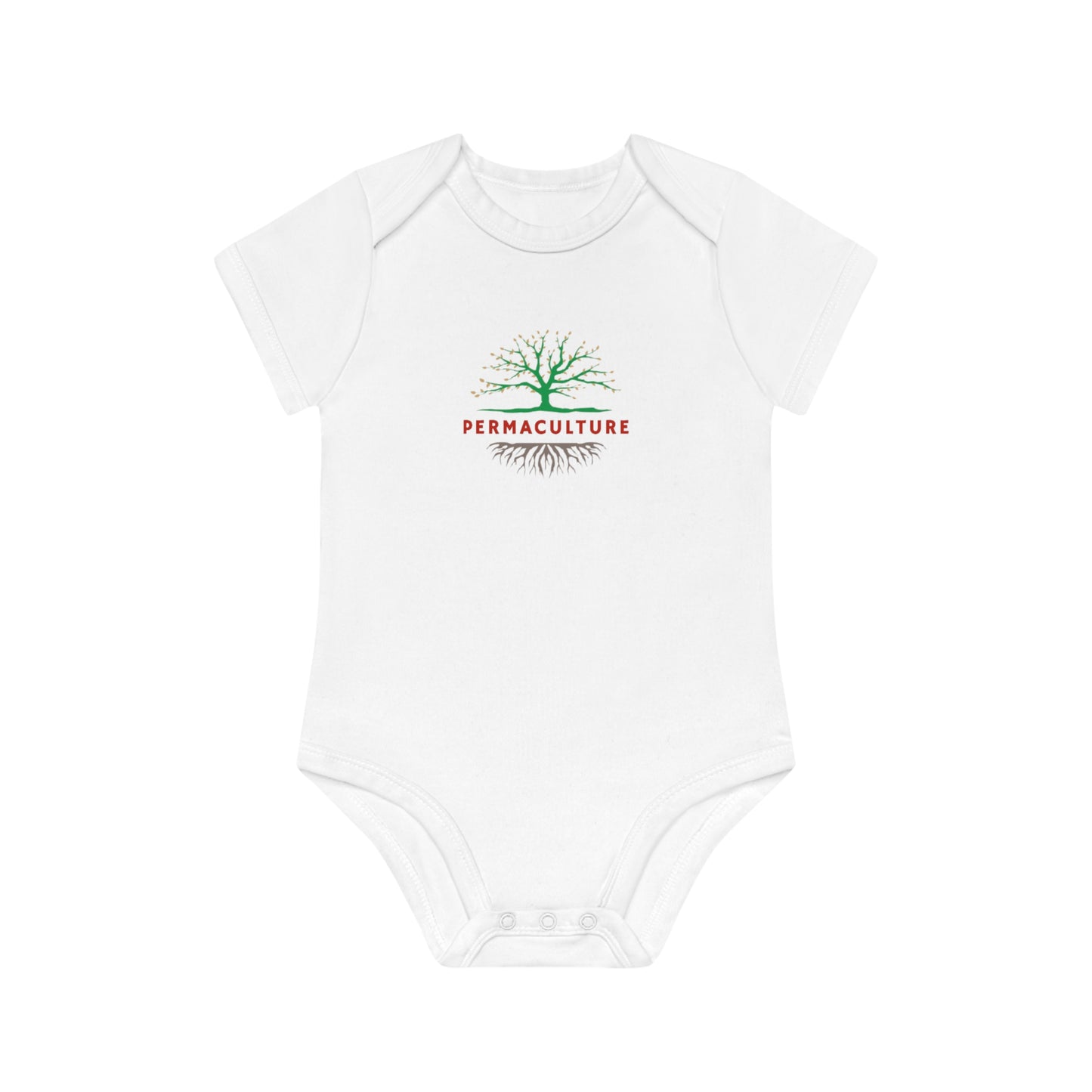 Permaculture, Baby Organic Short Sleeve Bodysuit