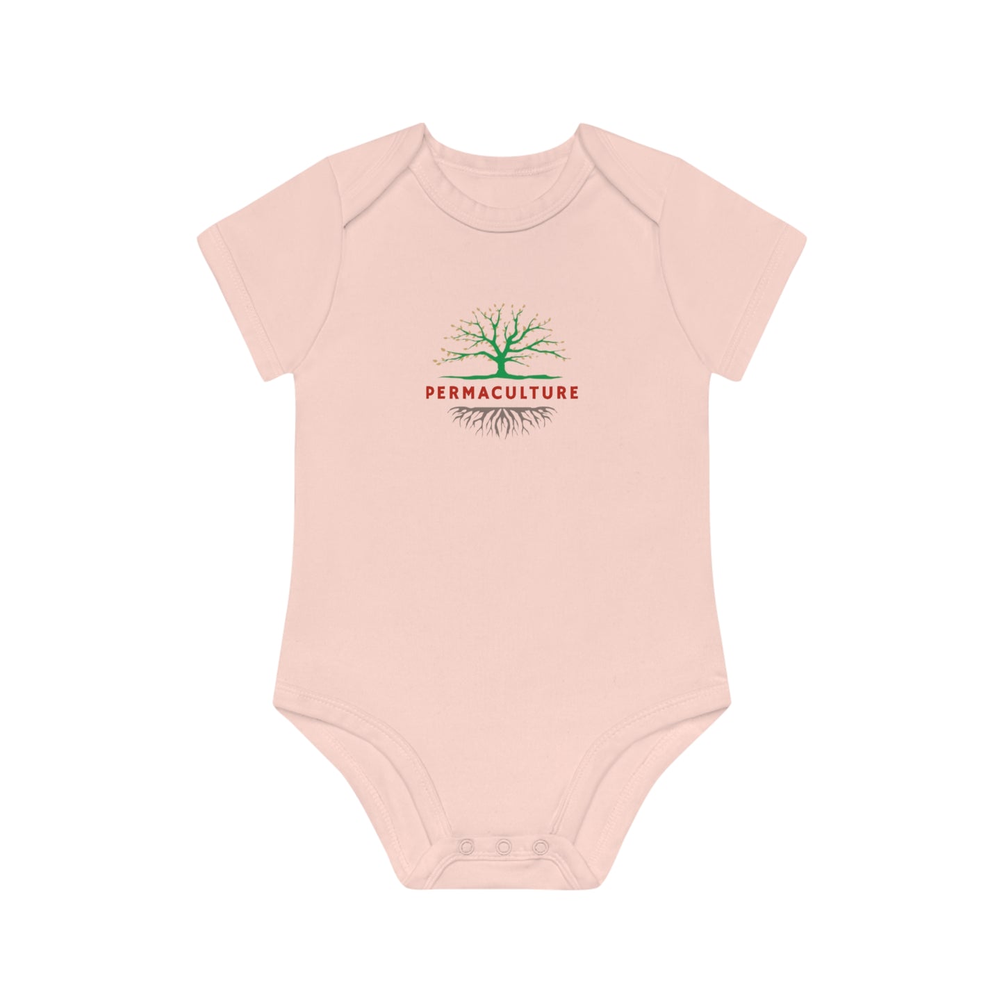 Permaculture, Baby Organic Short Sleeve Bodysuit