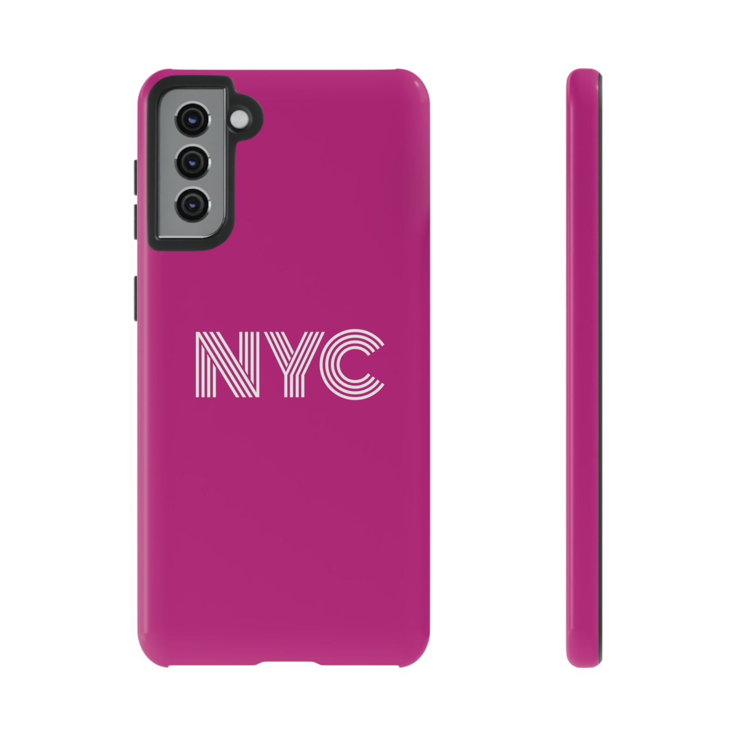 NYC Tough Phone Case, Pink
