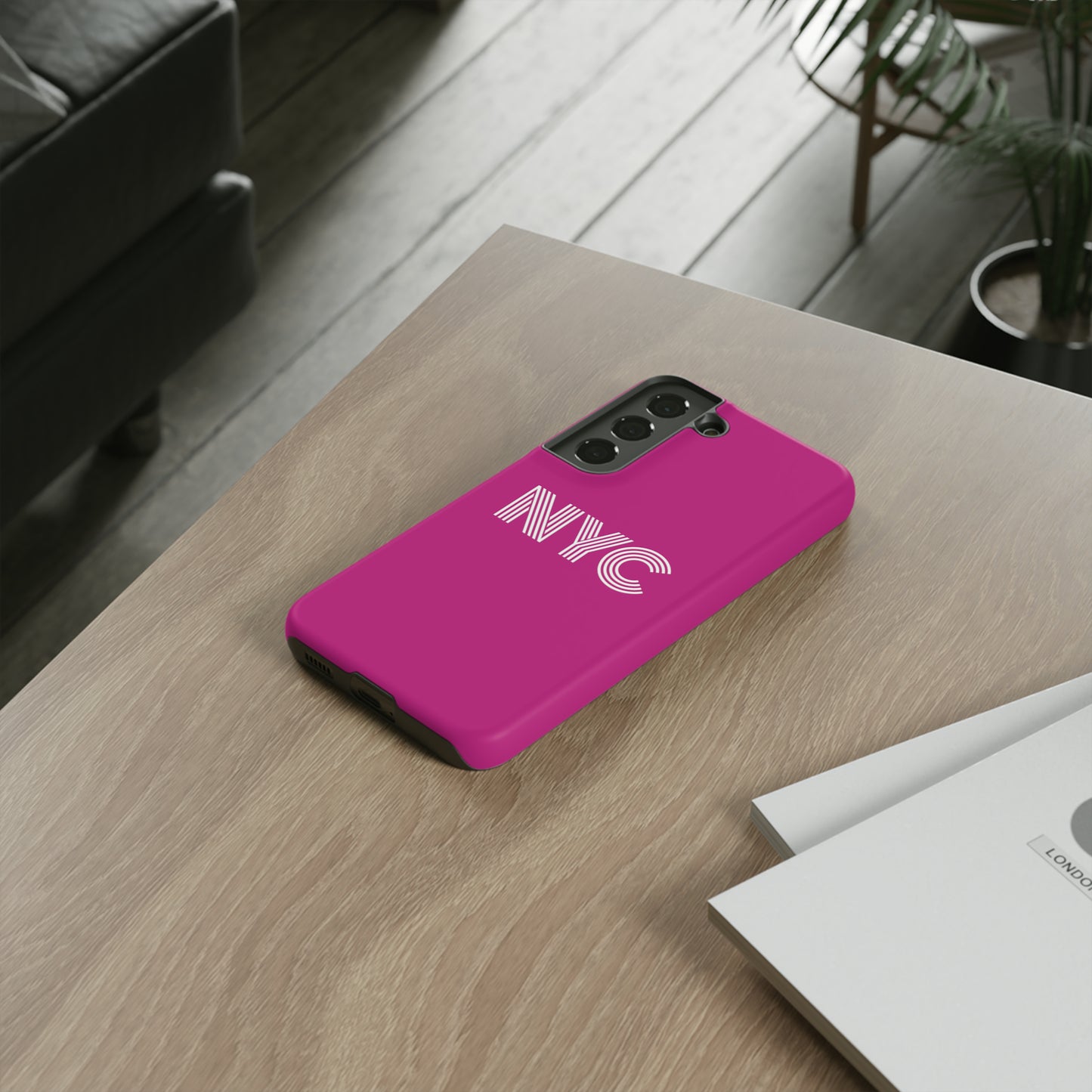 NYC Tough Phone Case, Pink