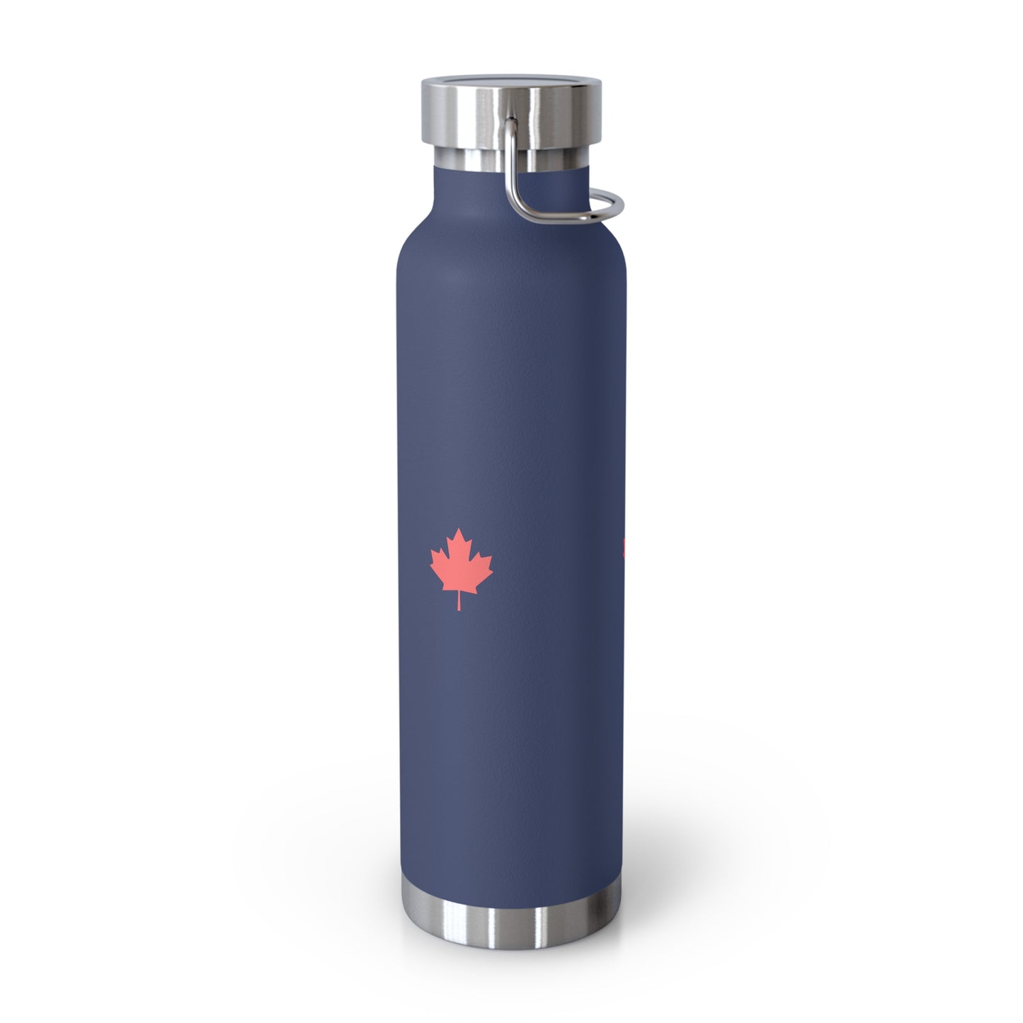 Copper Vacuum Insulated Bottle, 22oz, Canadian Maple Leaf