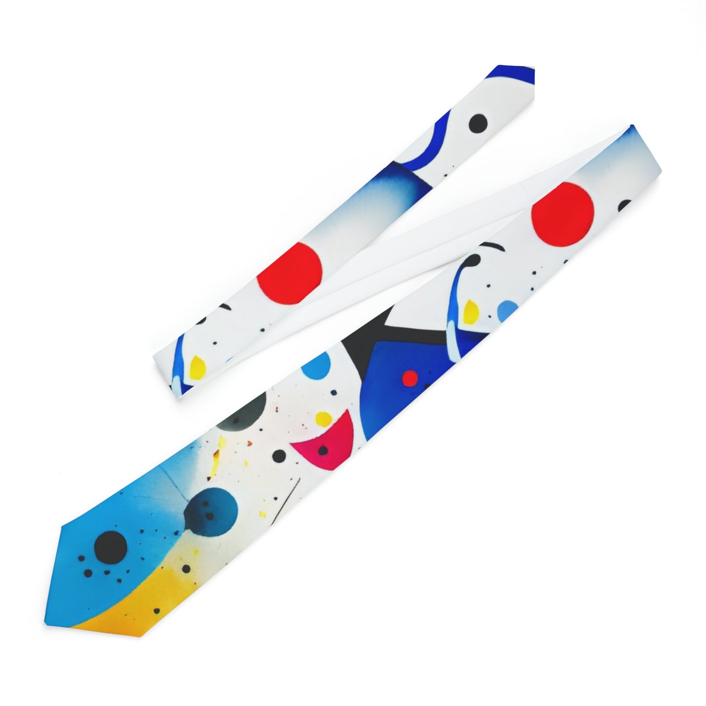 Abstract Necktie, Inspired by Miro