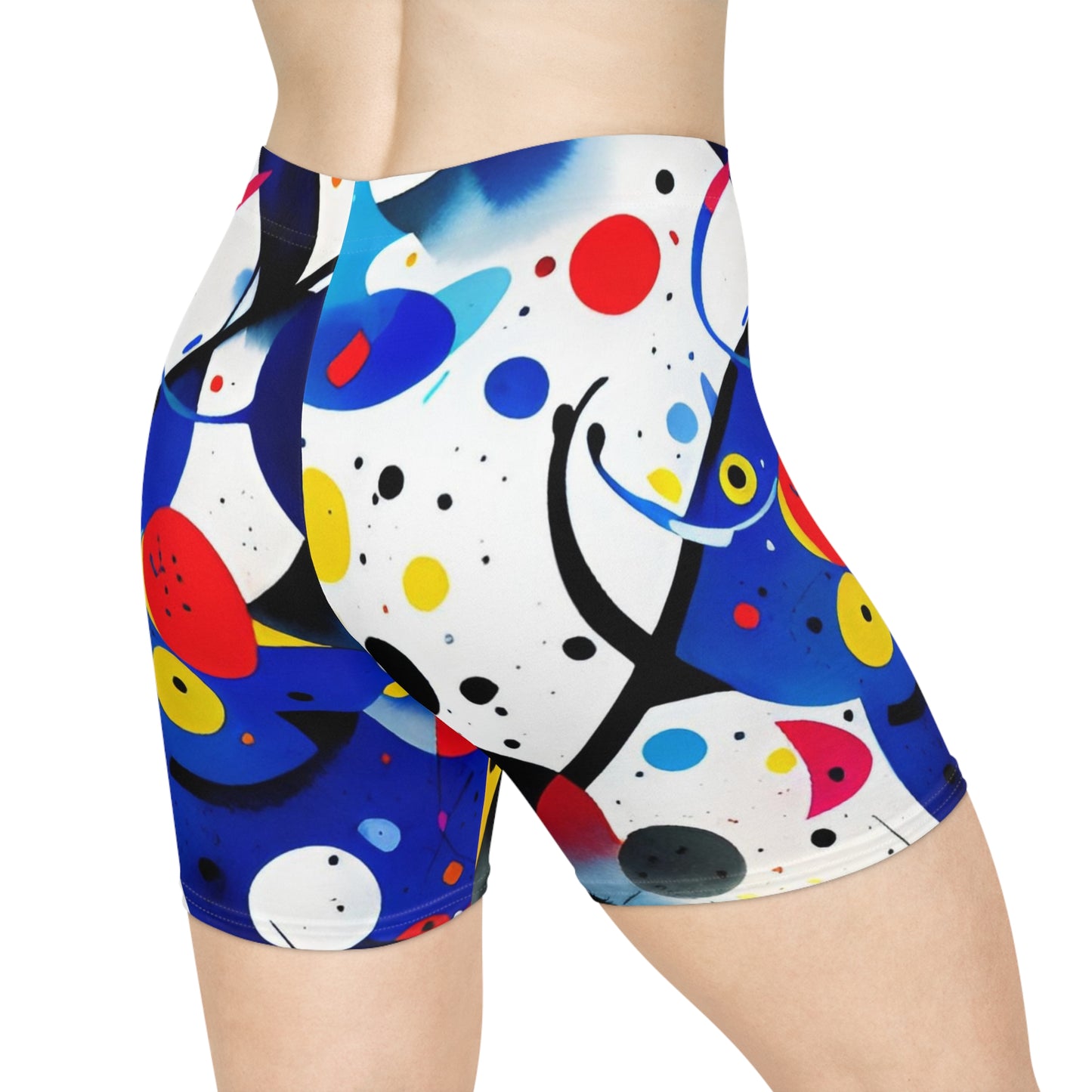 Women's Biker Shorts, Inspired by Miro