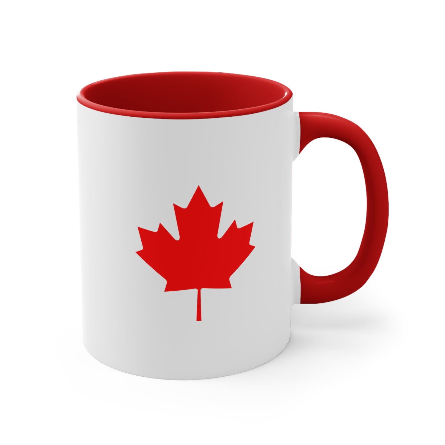 Canadian Maple Leaf Accent Mugs