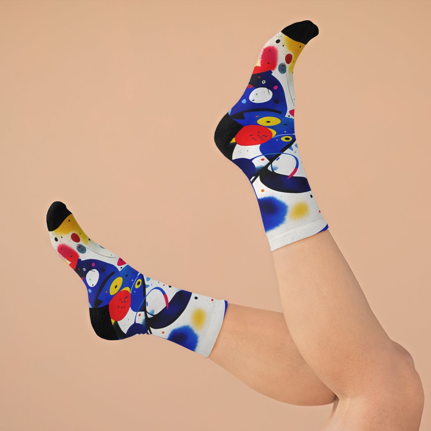 Recycled Poly Socks, Inspired by Miro