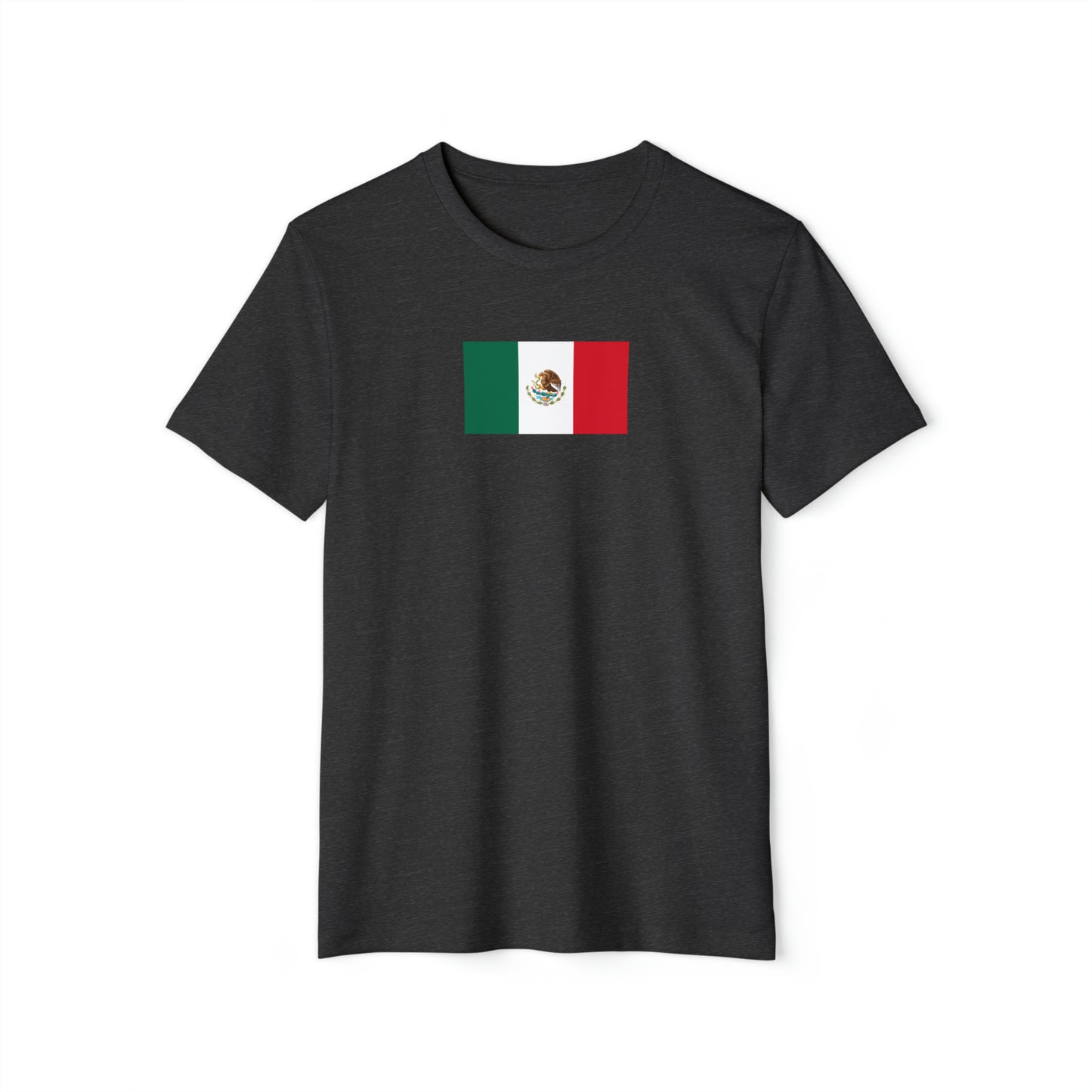 Mexican Flag, Unisex Recycled Organic T-Shirt
