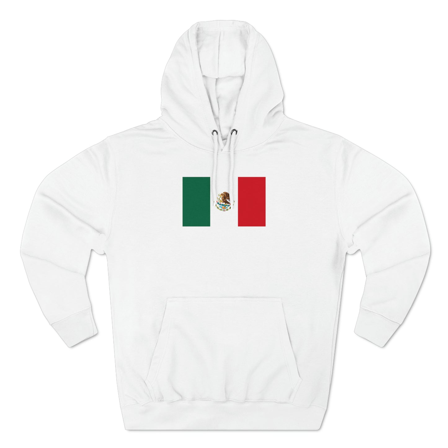 Mexican Flag, Unisex Premium Pullover Hoodie