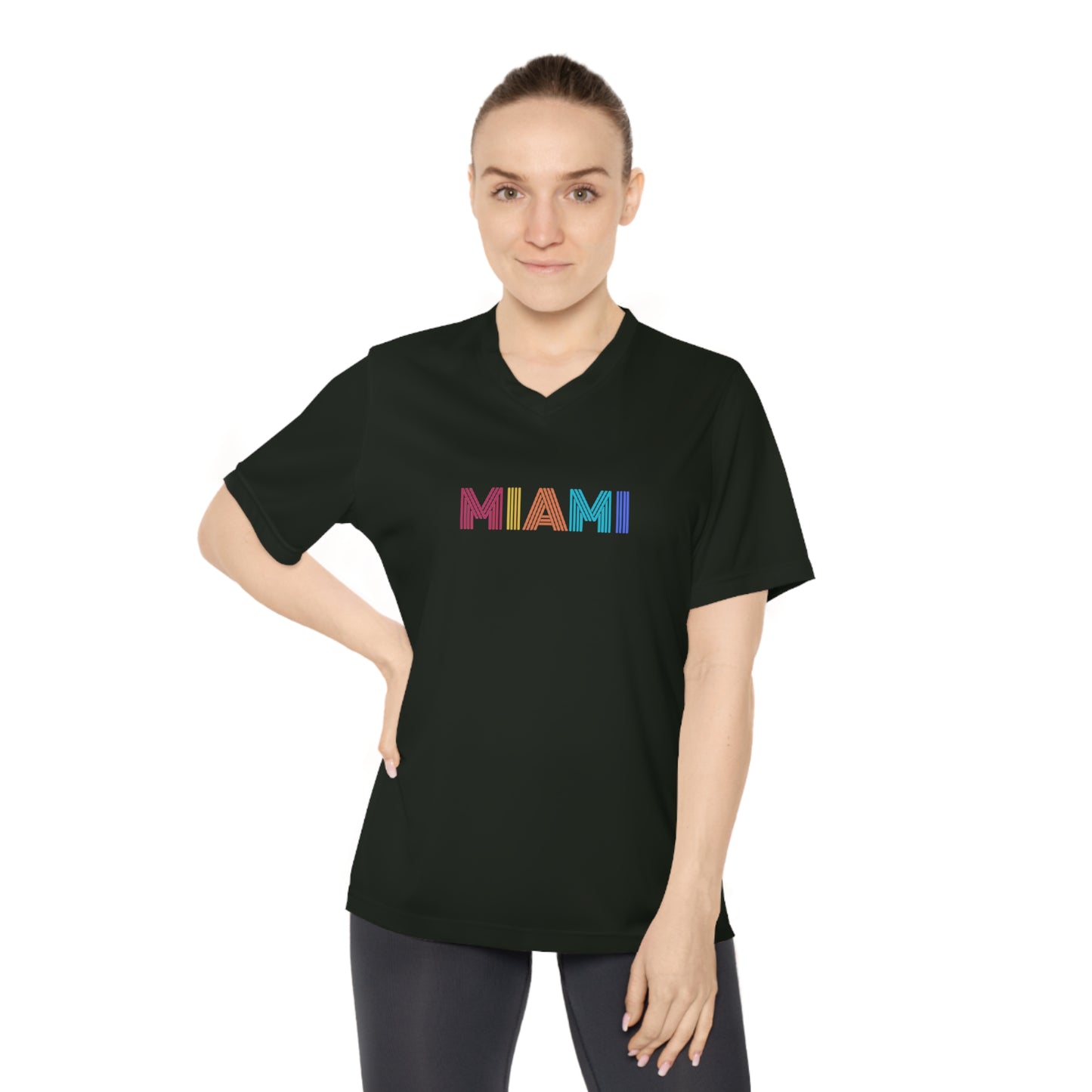 MIAMI Women's Performance V-Neck T-Shirt