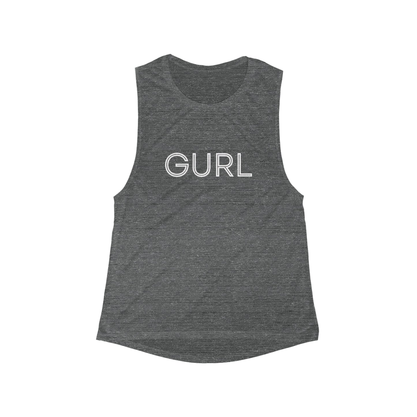 Women's Flowy Scoop Muscle Tank, GURL