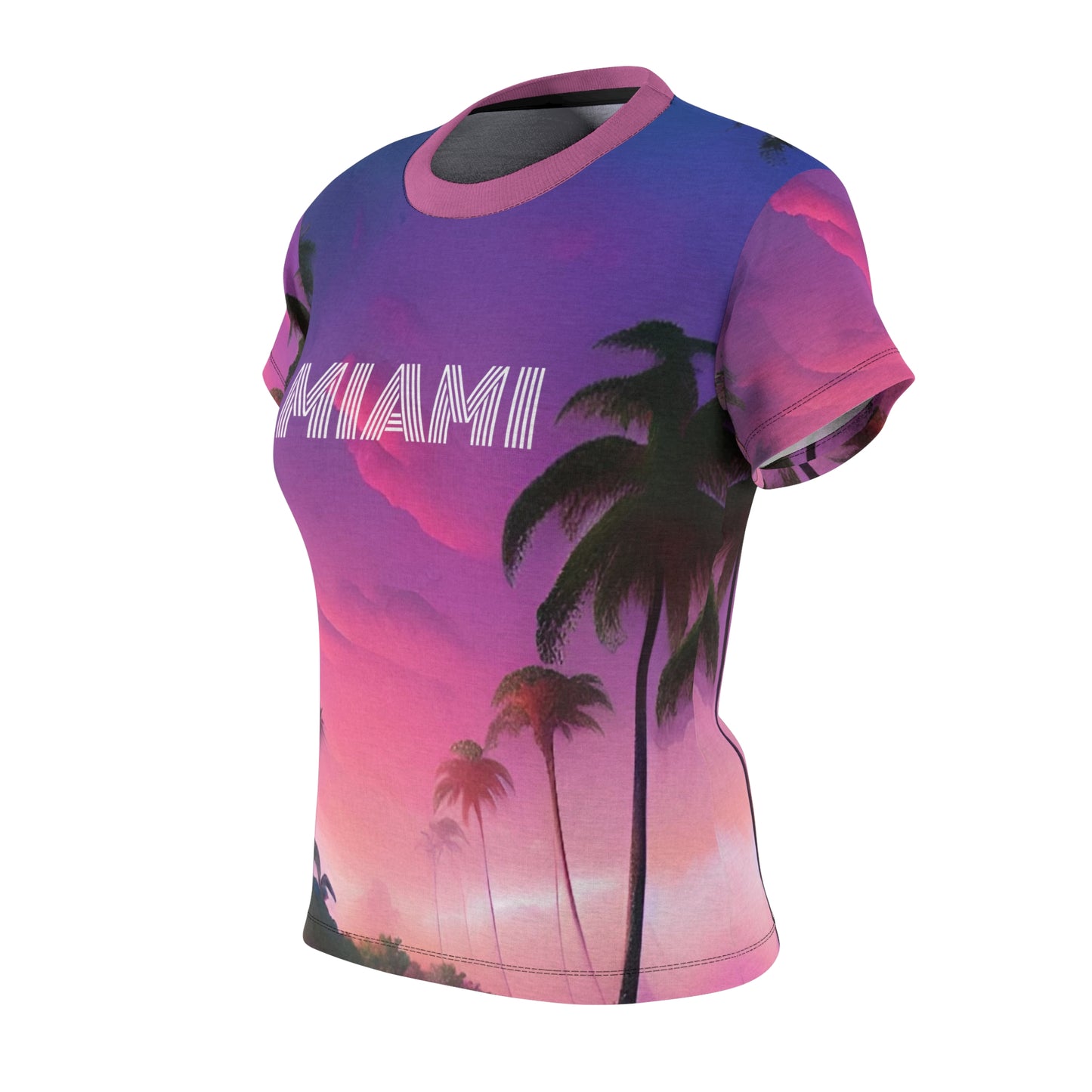 Women's MIAMI Cut & Sew Tee