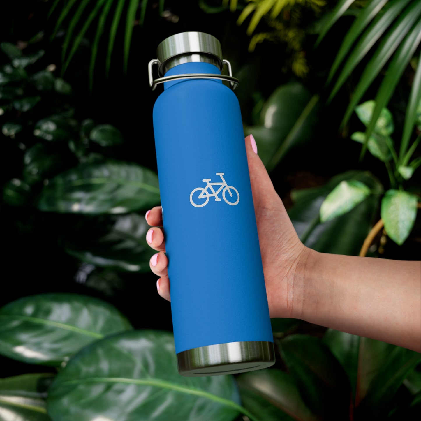 BIKE Copper Vacuum Insulated Bottle, 22oz