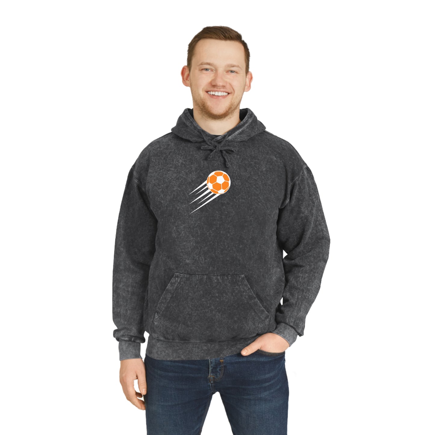 SOCCER Unisex Mineral Wash Hoodie