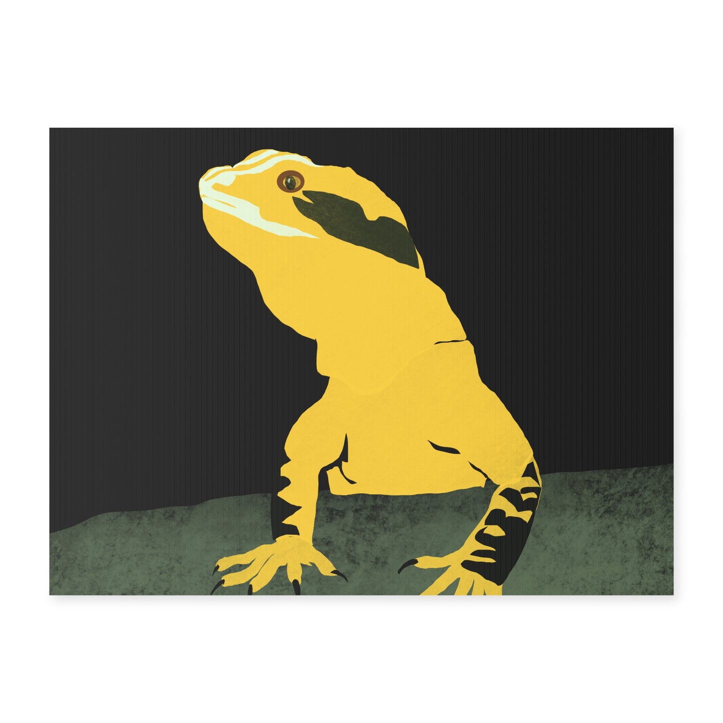 Water Dragon Yard Sign