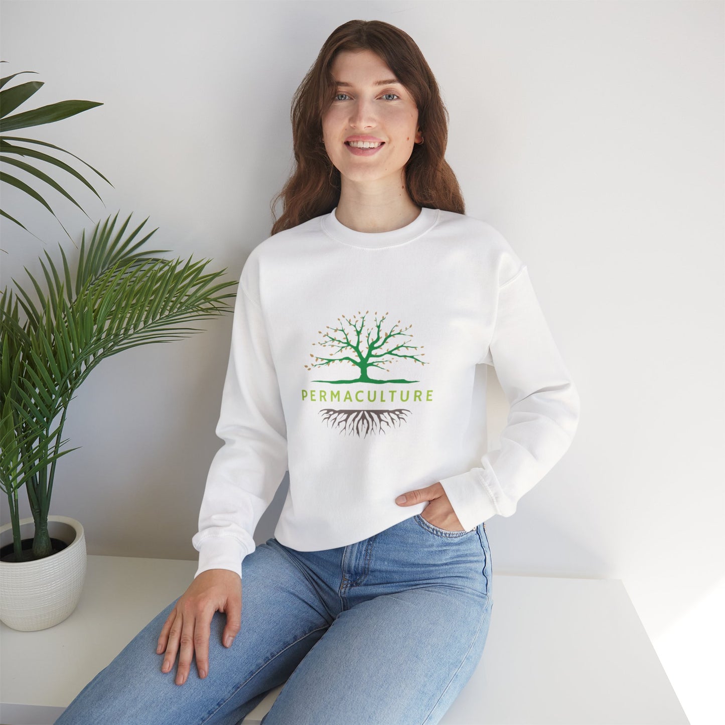 Permaculture, Unisex Heavy Blend™ Crewneck Sweatshirt