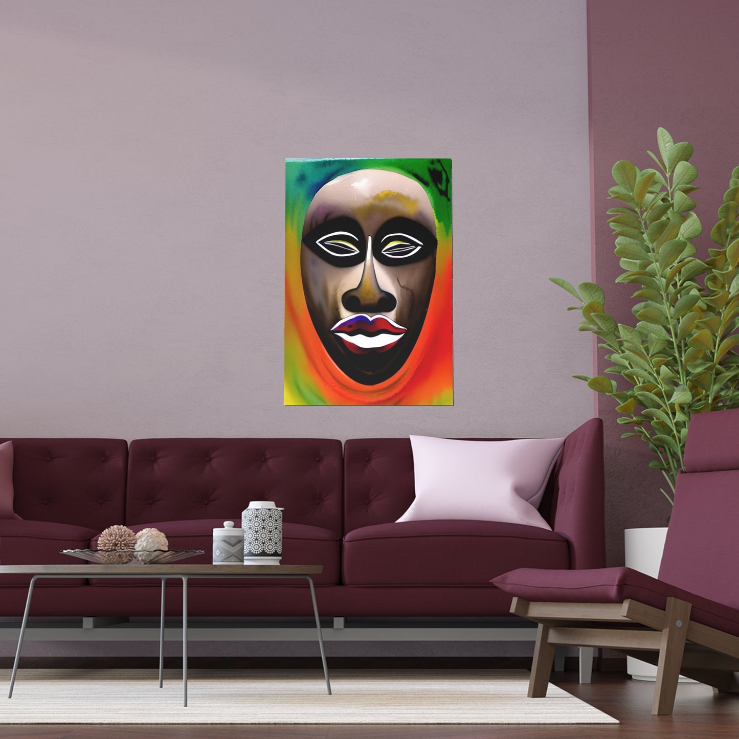 PAN AFRICA Indoor and Outdoor Silk Poster