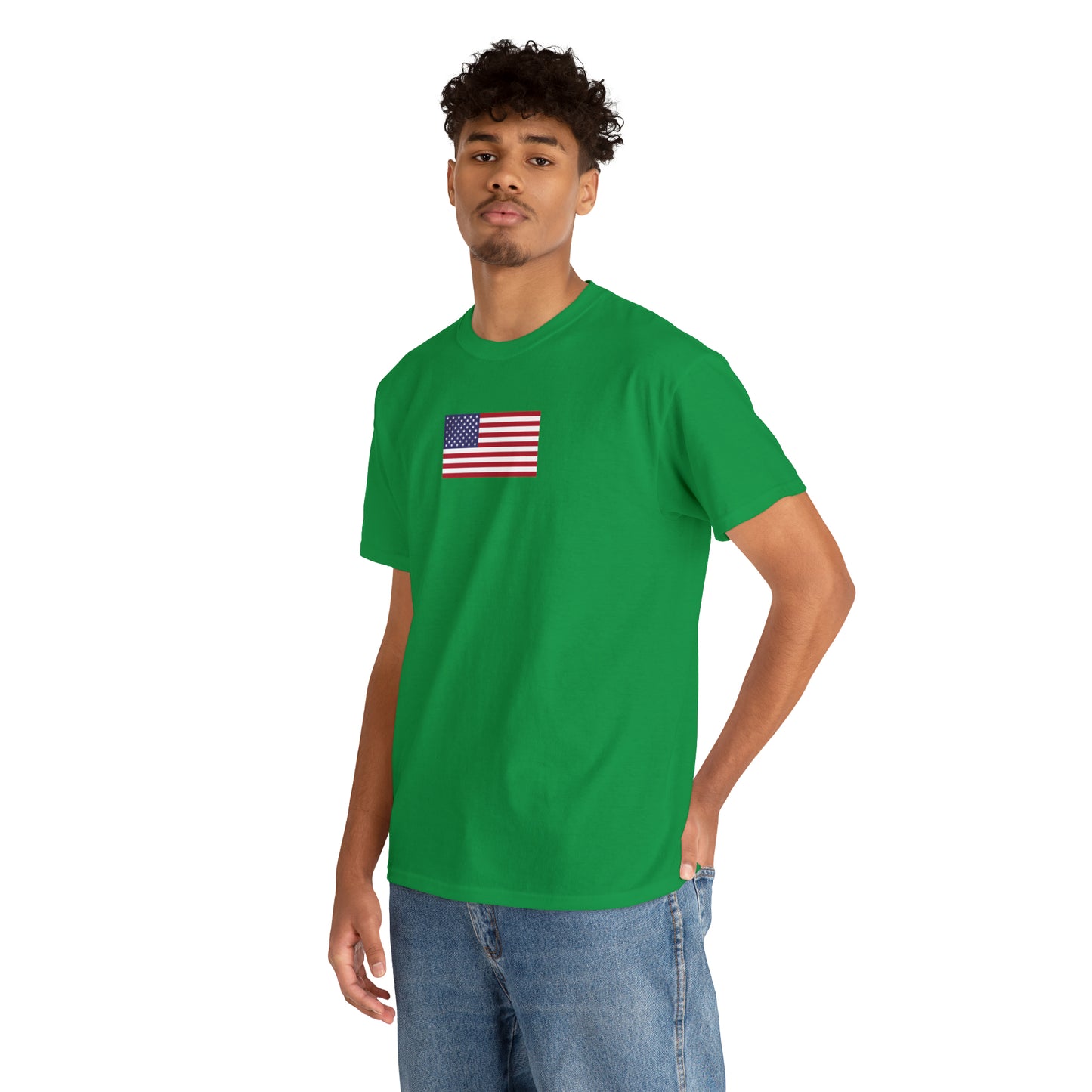 American Flag Unisex Heavy Cotton Tee