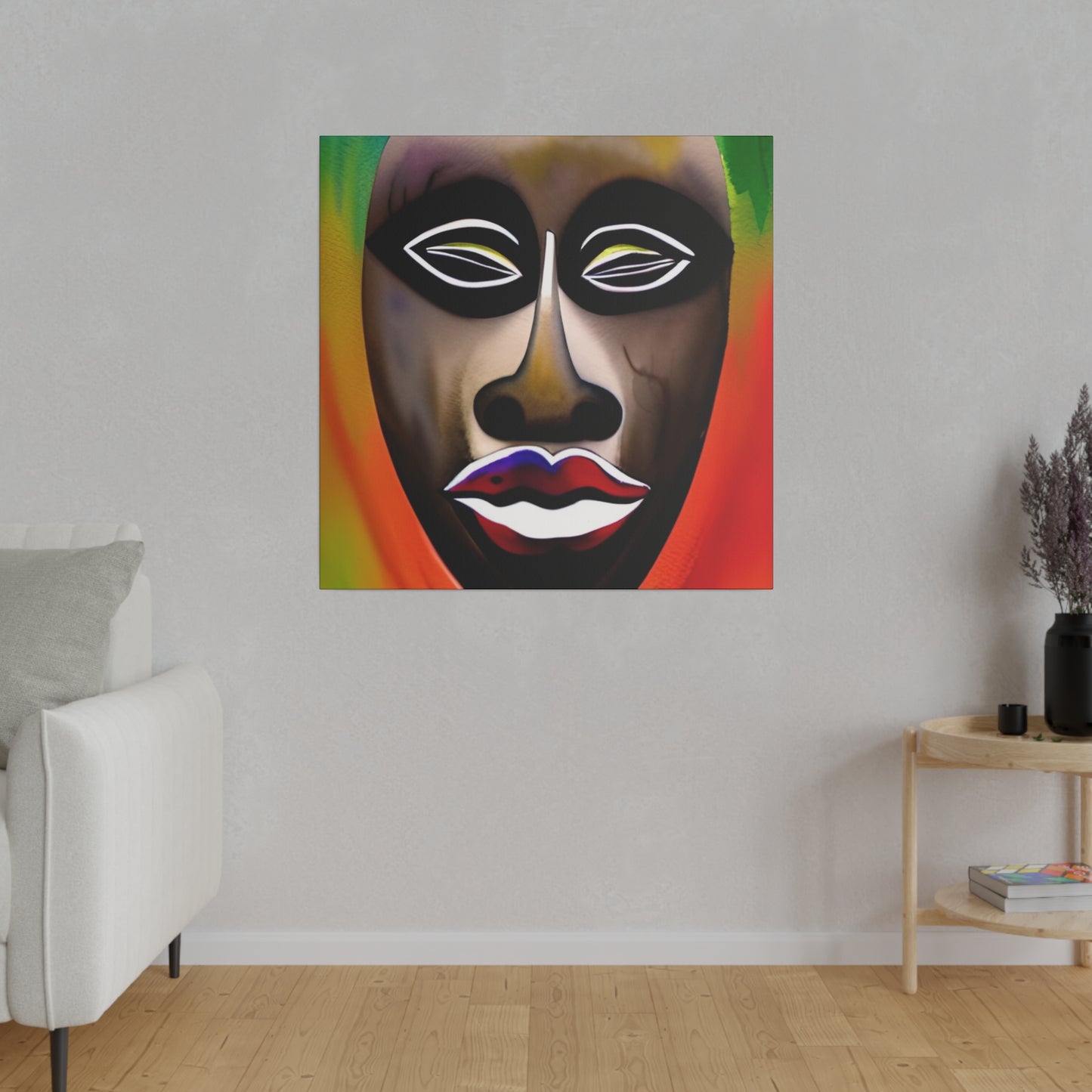 PAN AFRICA Matte Canvas, Stretched, 0.75"