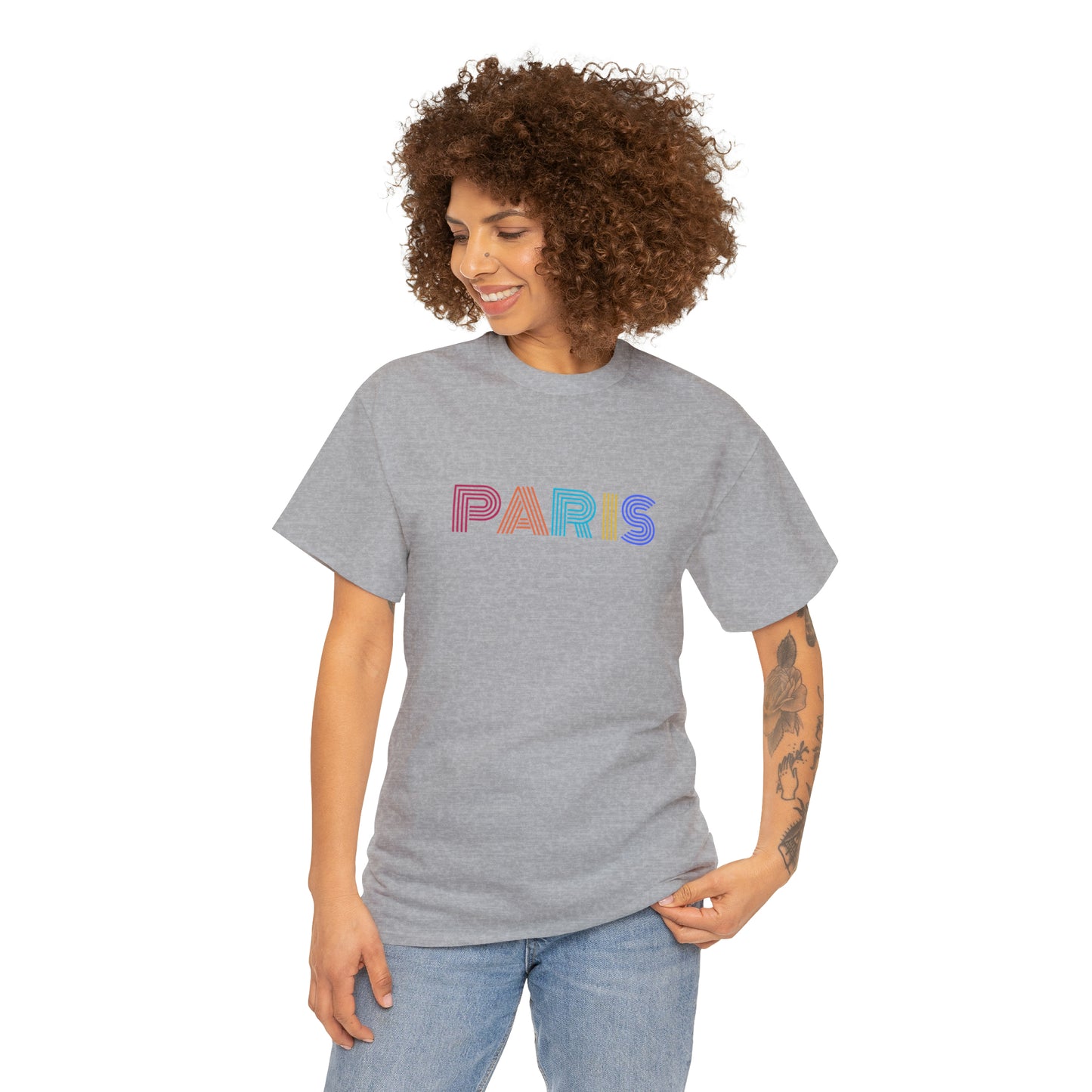 PARIS Unisex Heavy Cotton Tee