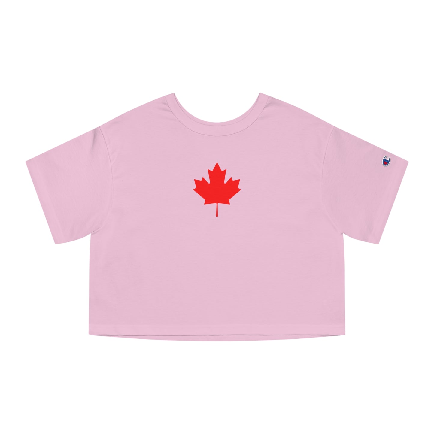 Canadian Maple Leaf, Champion Women's Heritage Cropped T-Shirt