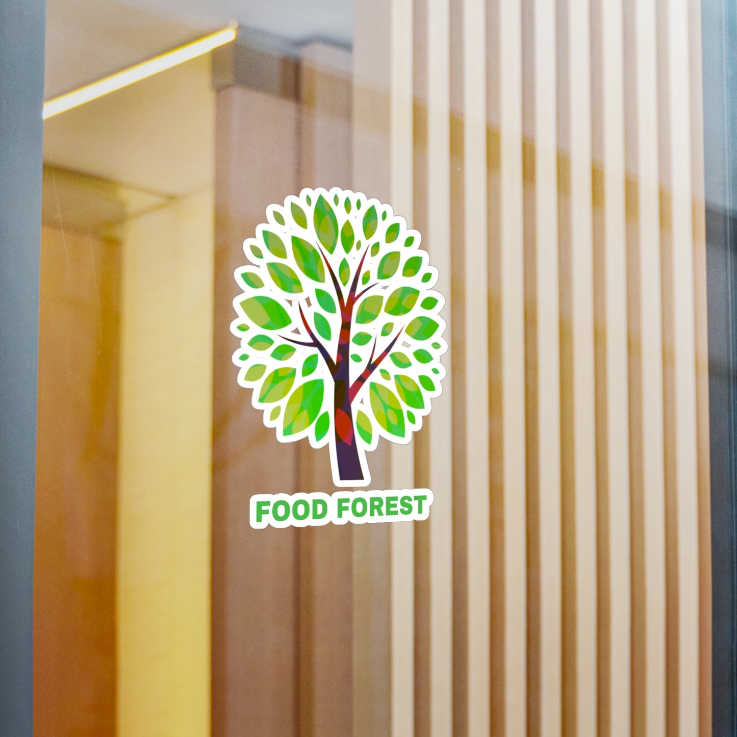 FOOD FOREST Kiss-Cut Vinyl Decals
