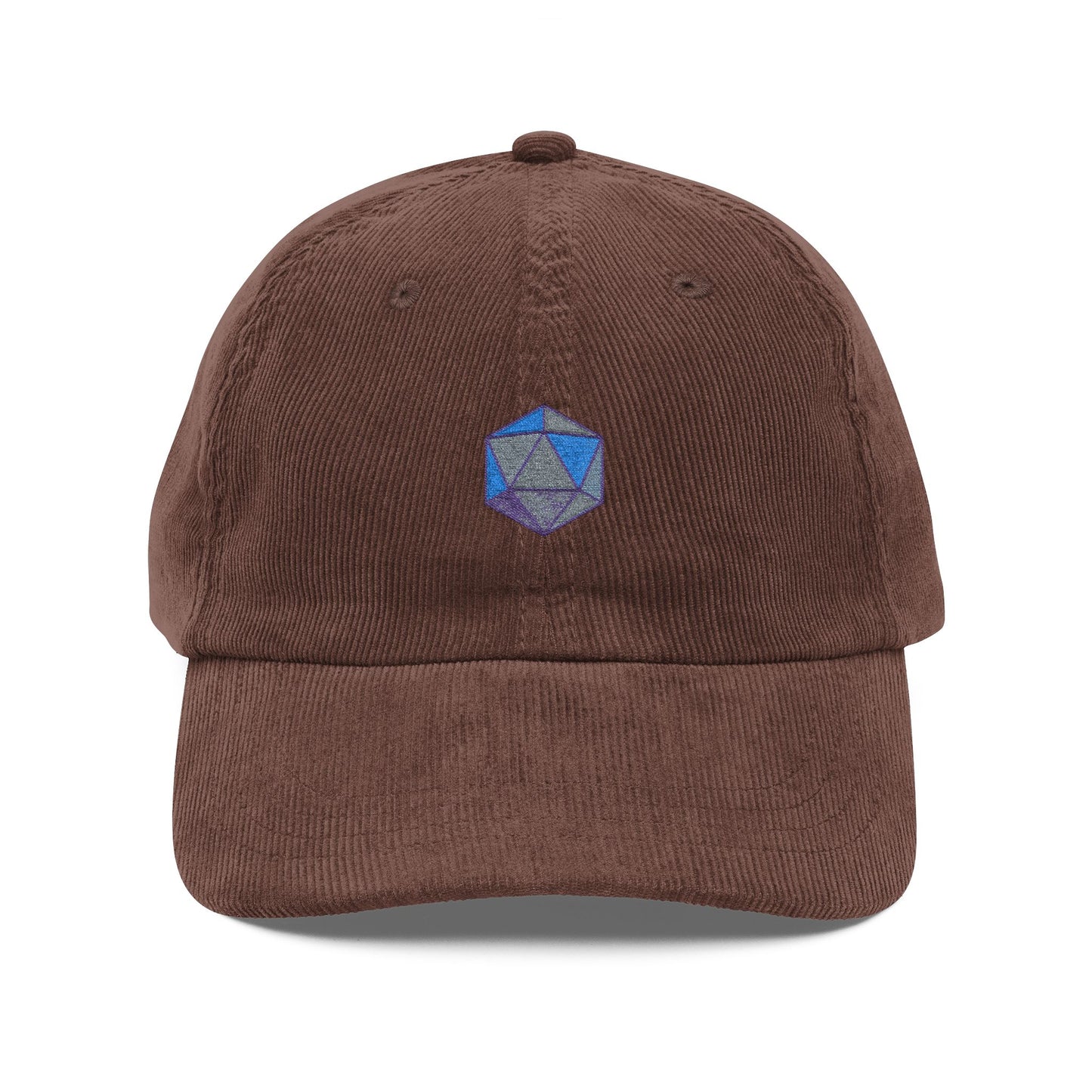 Icosahedron - Vintage Corduroy Cap (Embroidery)