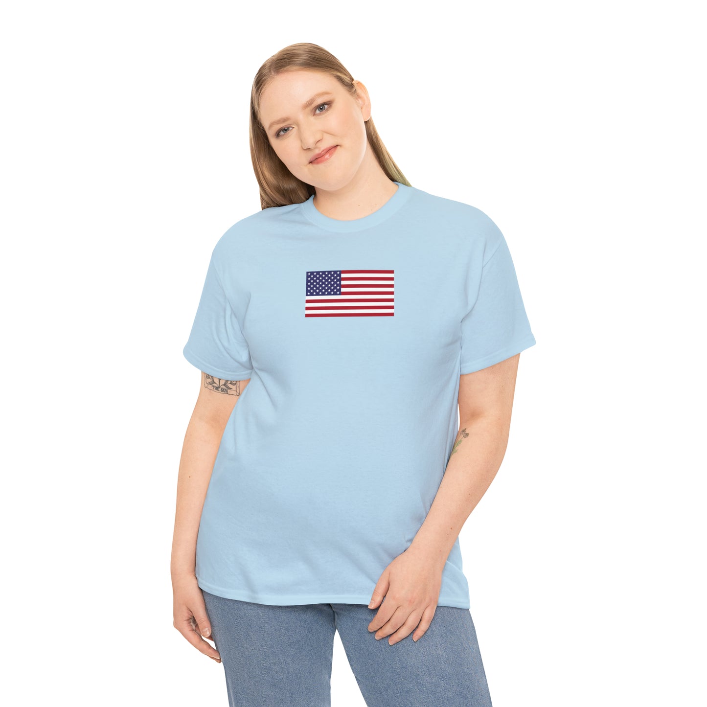 American Flag Unisex Heavy Cotton Tee