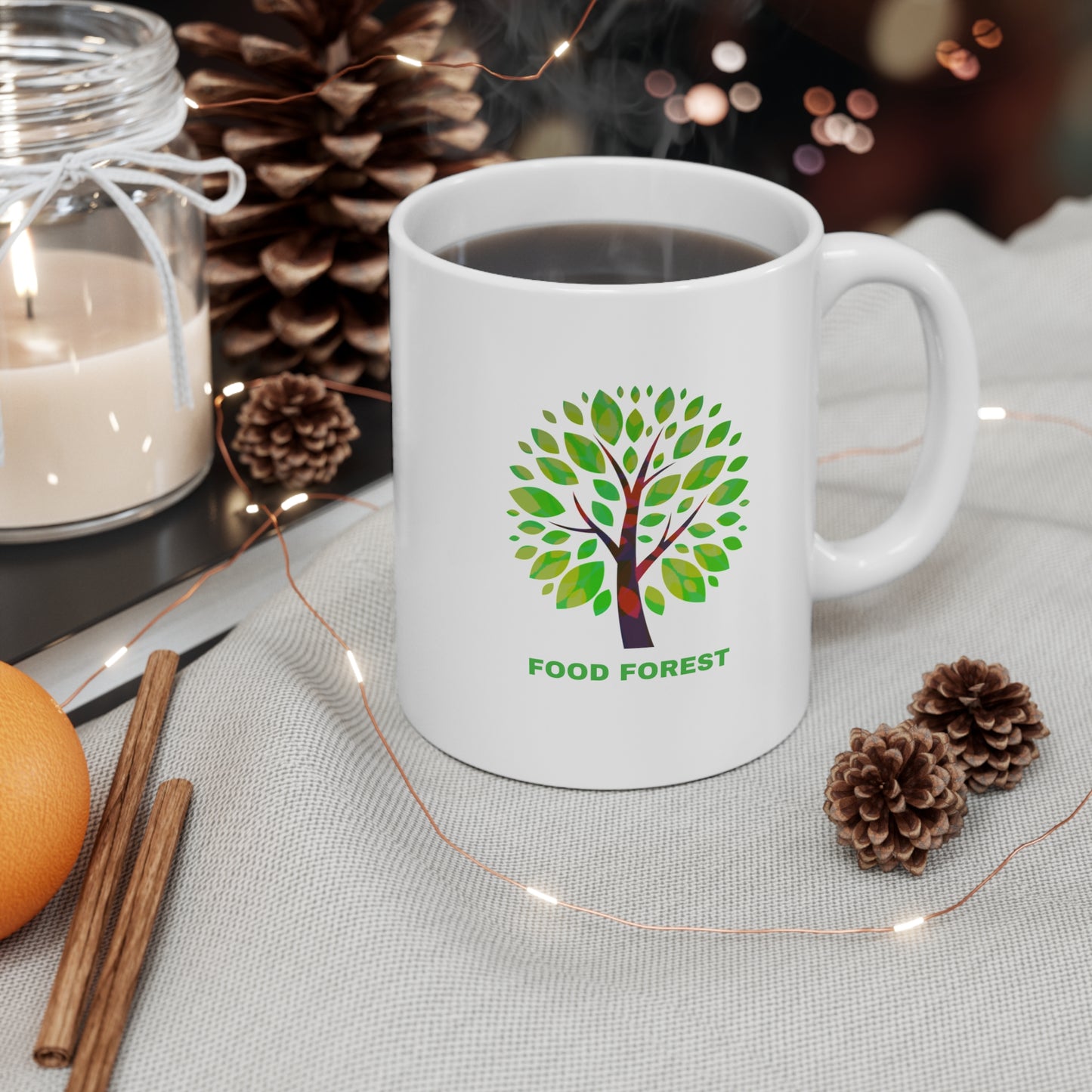 FOOD FOREST Ceramic Mug 11oz