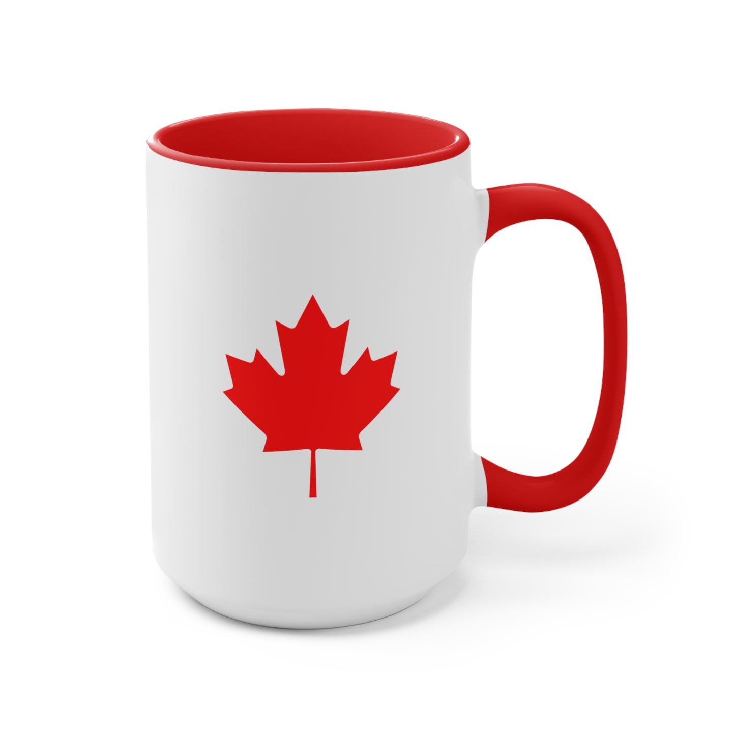 Canadian Maple Leaf Accent Mugs