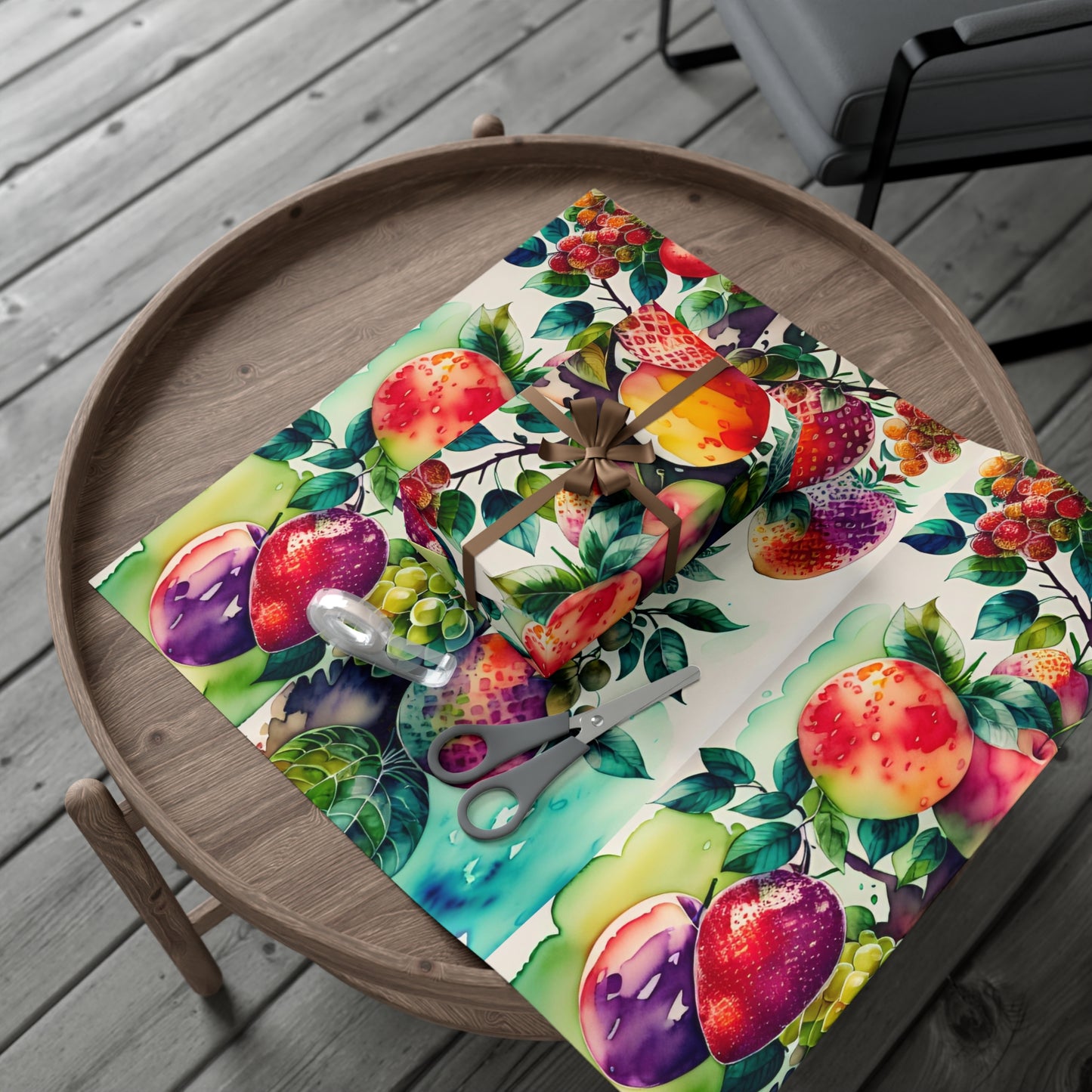 Fruit Watercolor Gift Wrap Paper