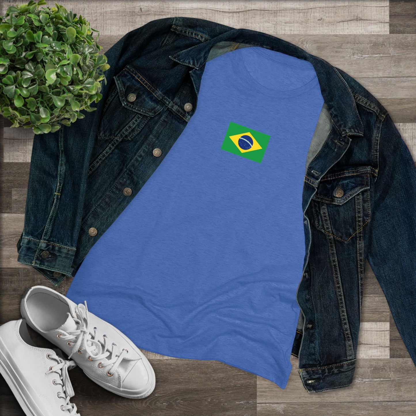 BRAZIL Women's Triblend Tee
