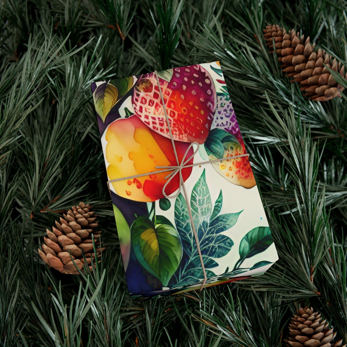 Fruit Watercolor Gift Wrap Paper