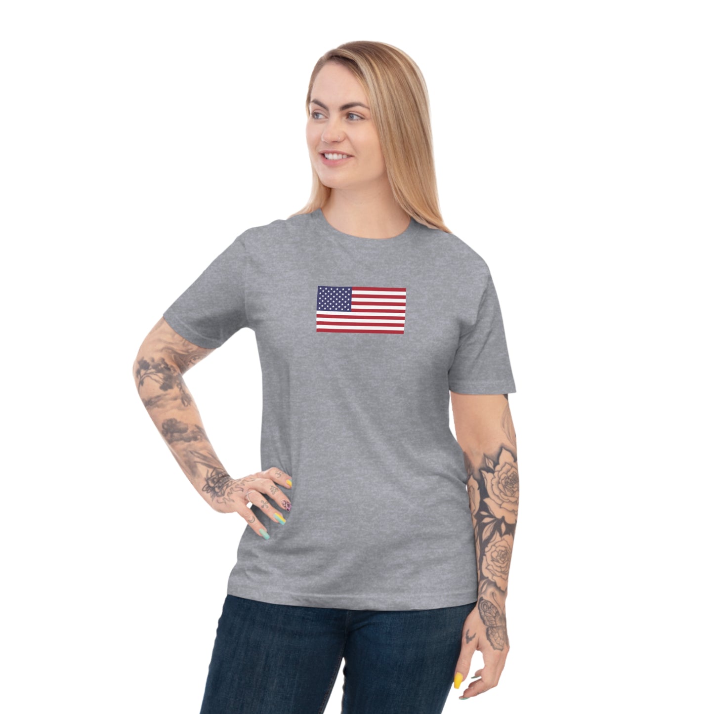 American Flag, Unisex Classic Jersey T-shirt