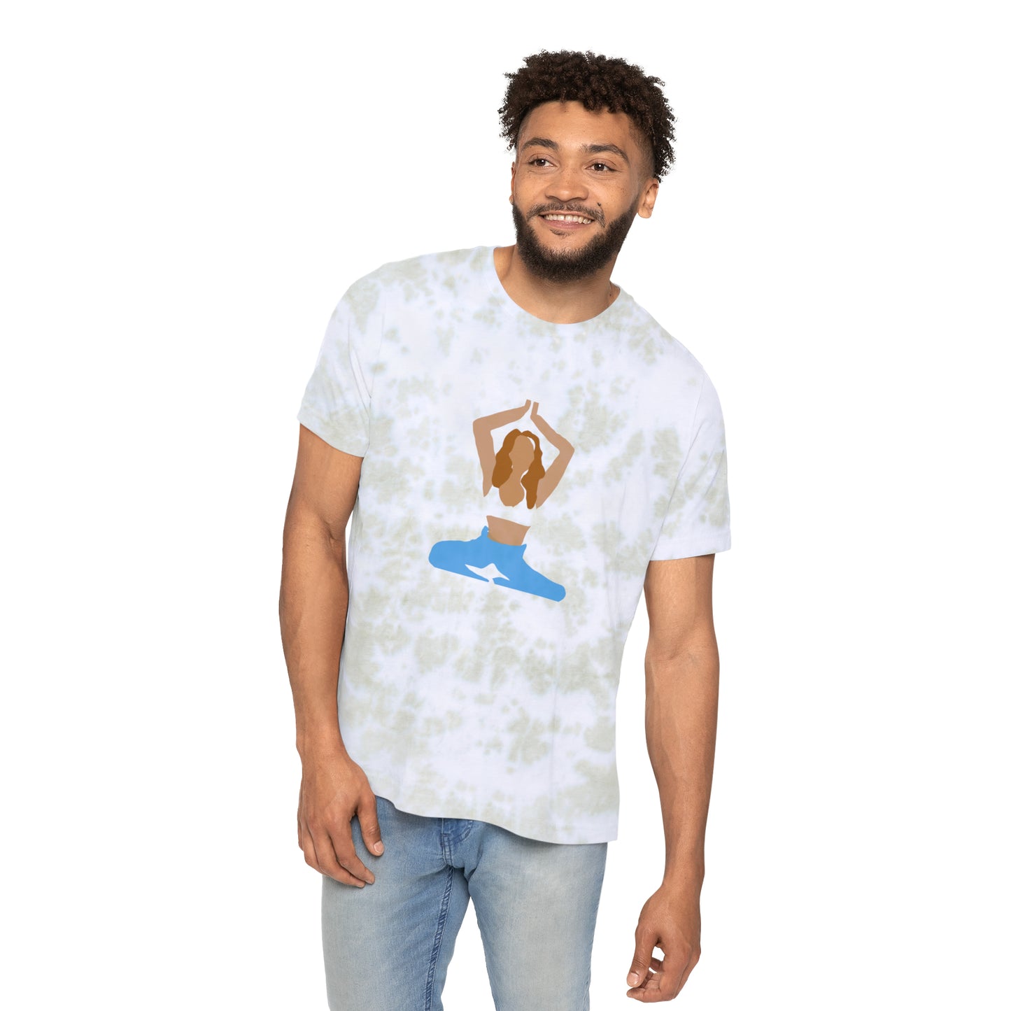 Yoga, Unisex FWD Fashion Tie-Dyed T-Shirt