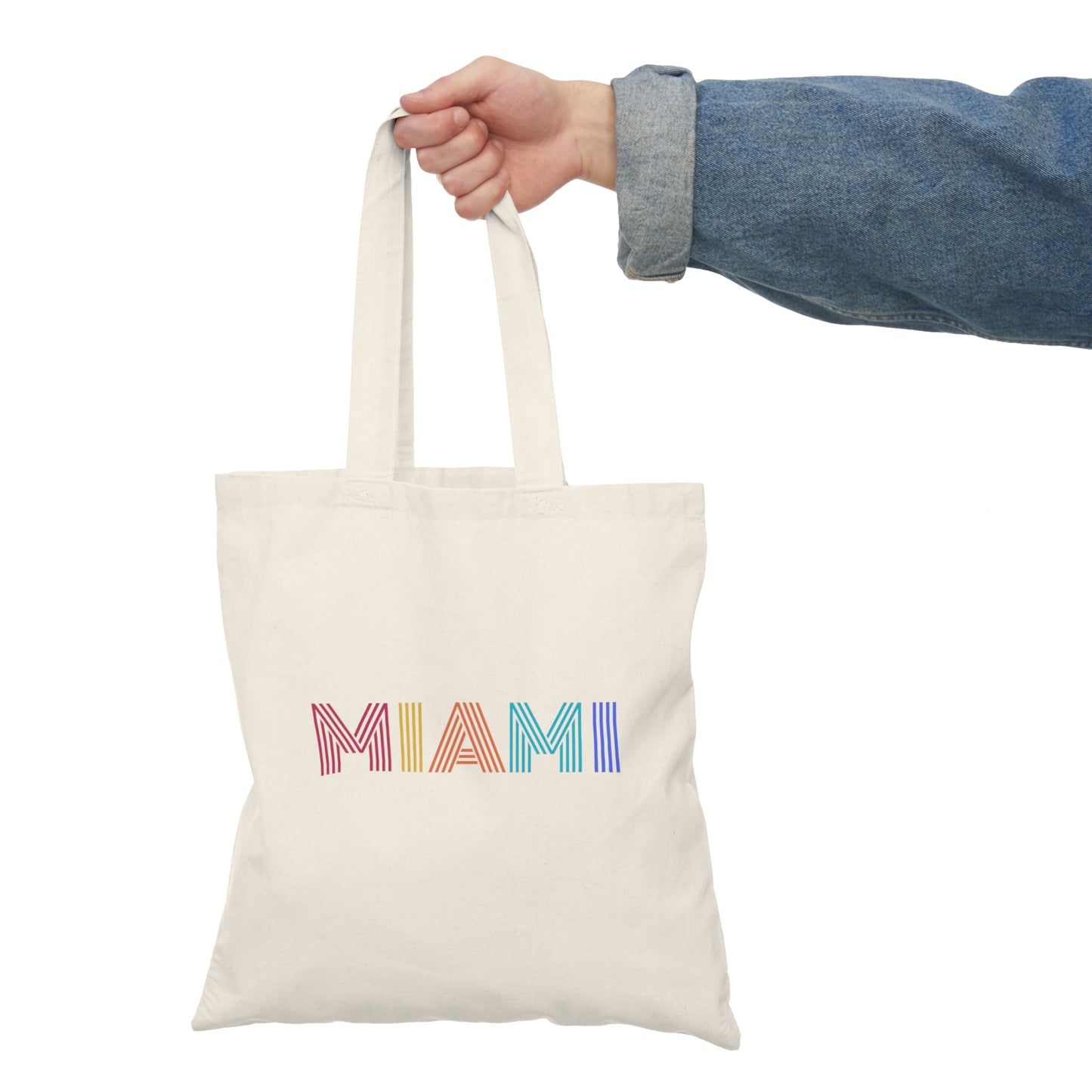 MIAMI Natural Tote Bag