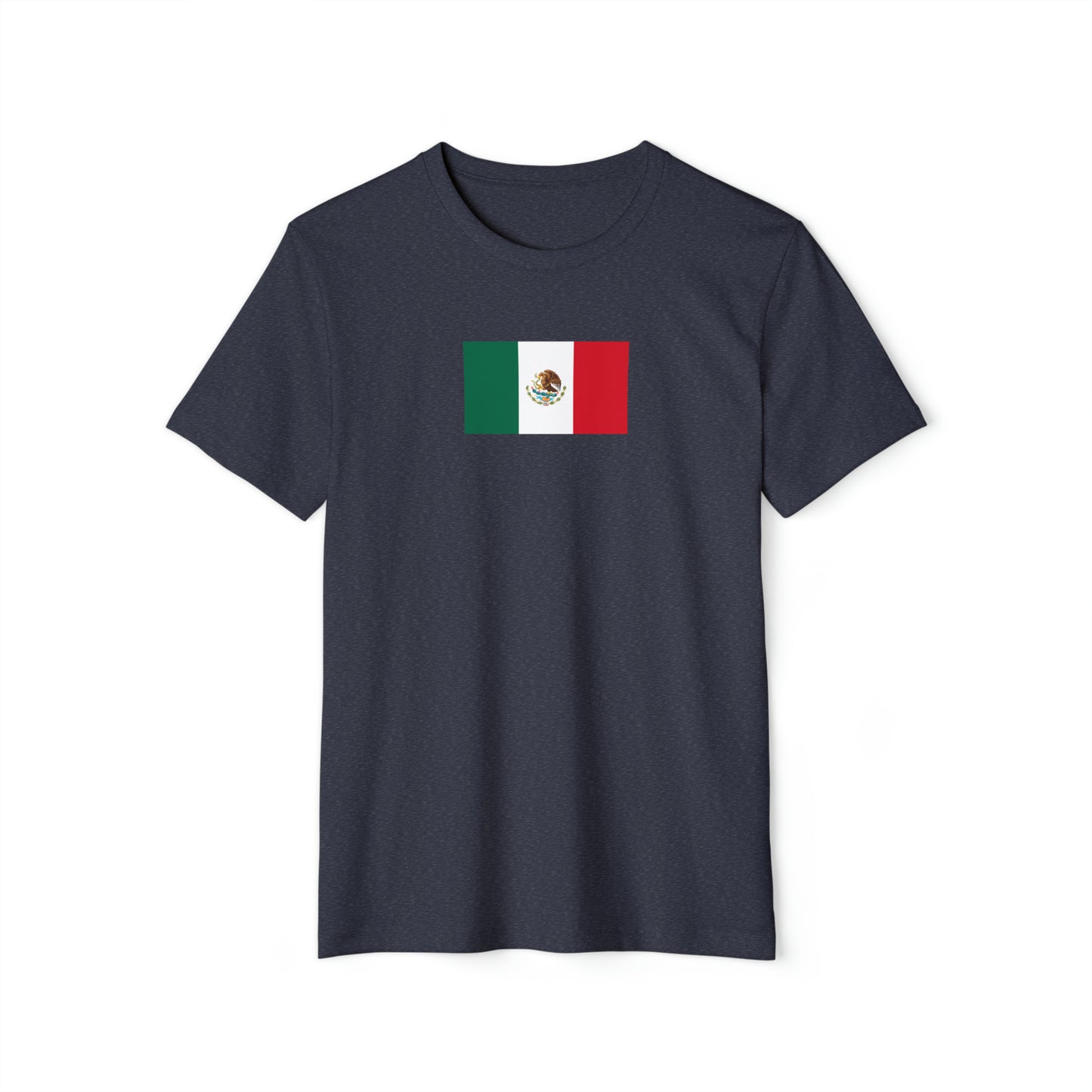 Mexican Flag, Unisex Recycled Organic T-Shirt