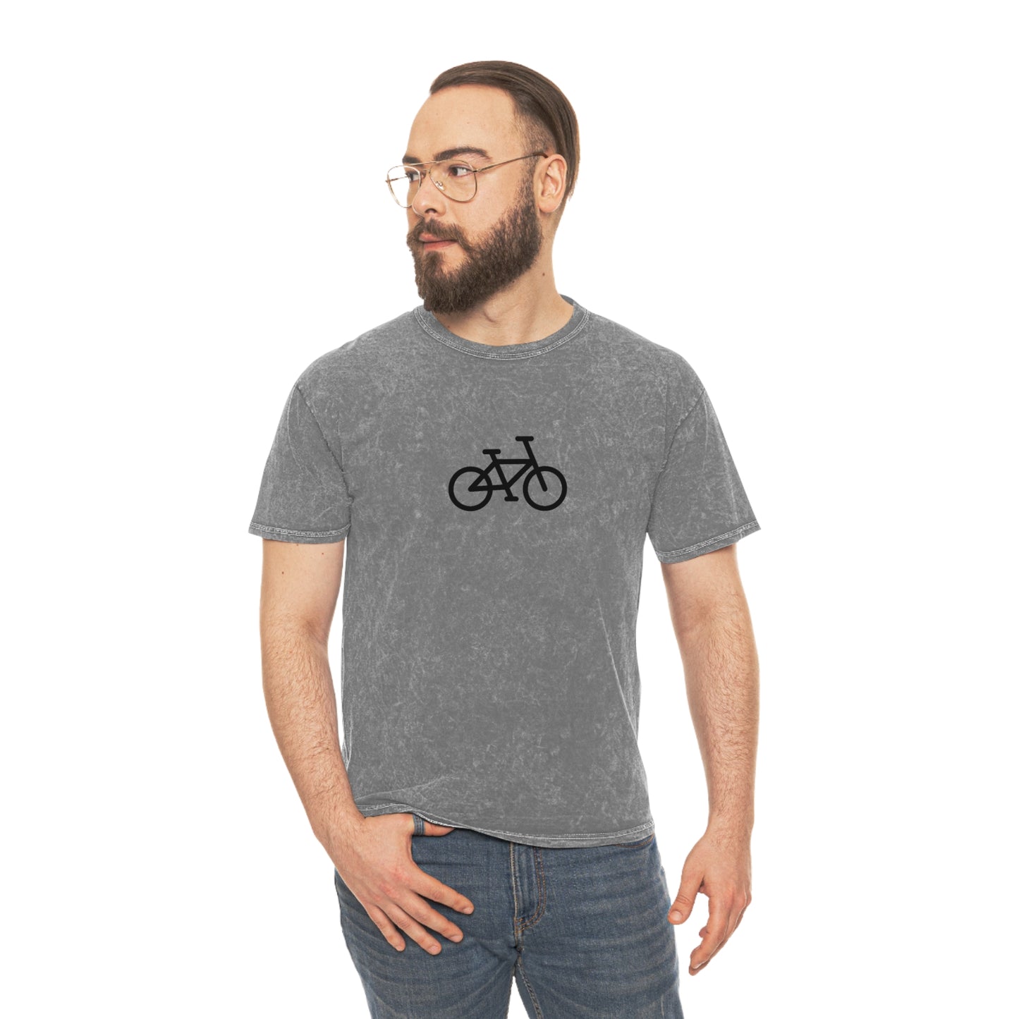 BIKE Unisex Mineral Wash T-Shirt
