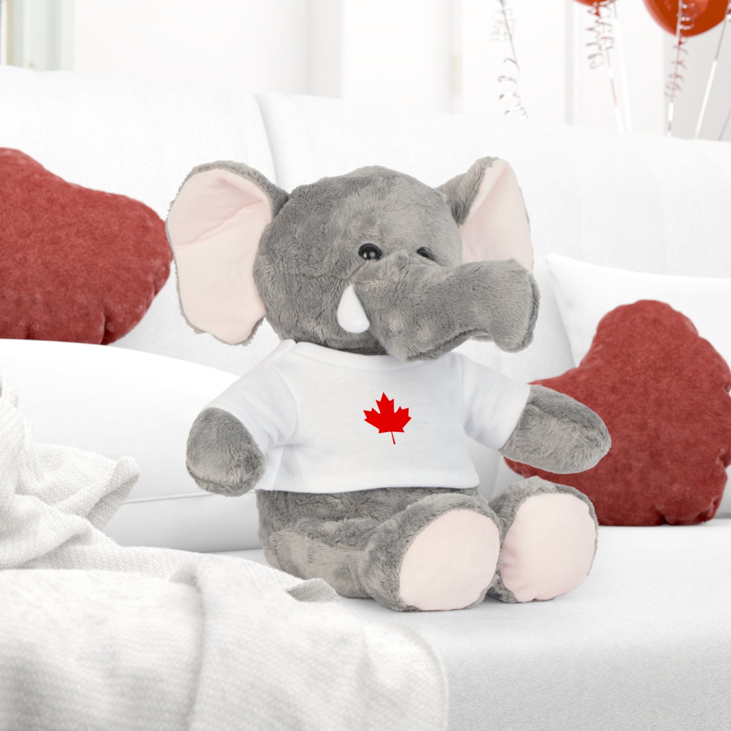 Plush Toy with a Canadian Shirt