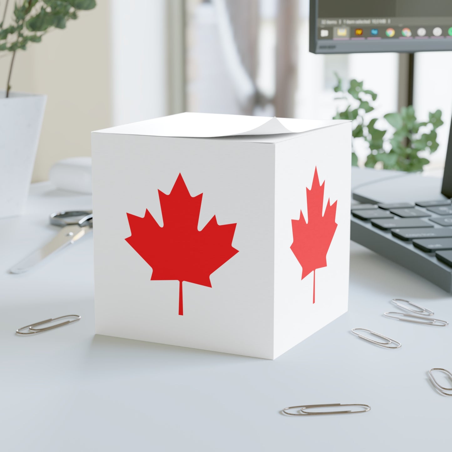 Canadian Maple Leaf Note Cube