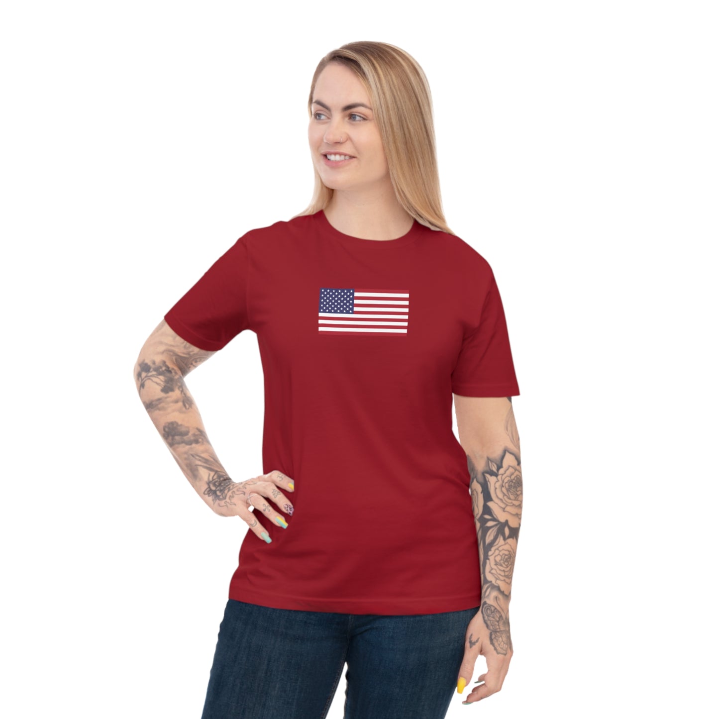 American Flag, Unisex Classic Jersey T-shirt