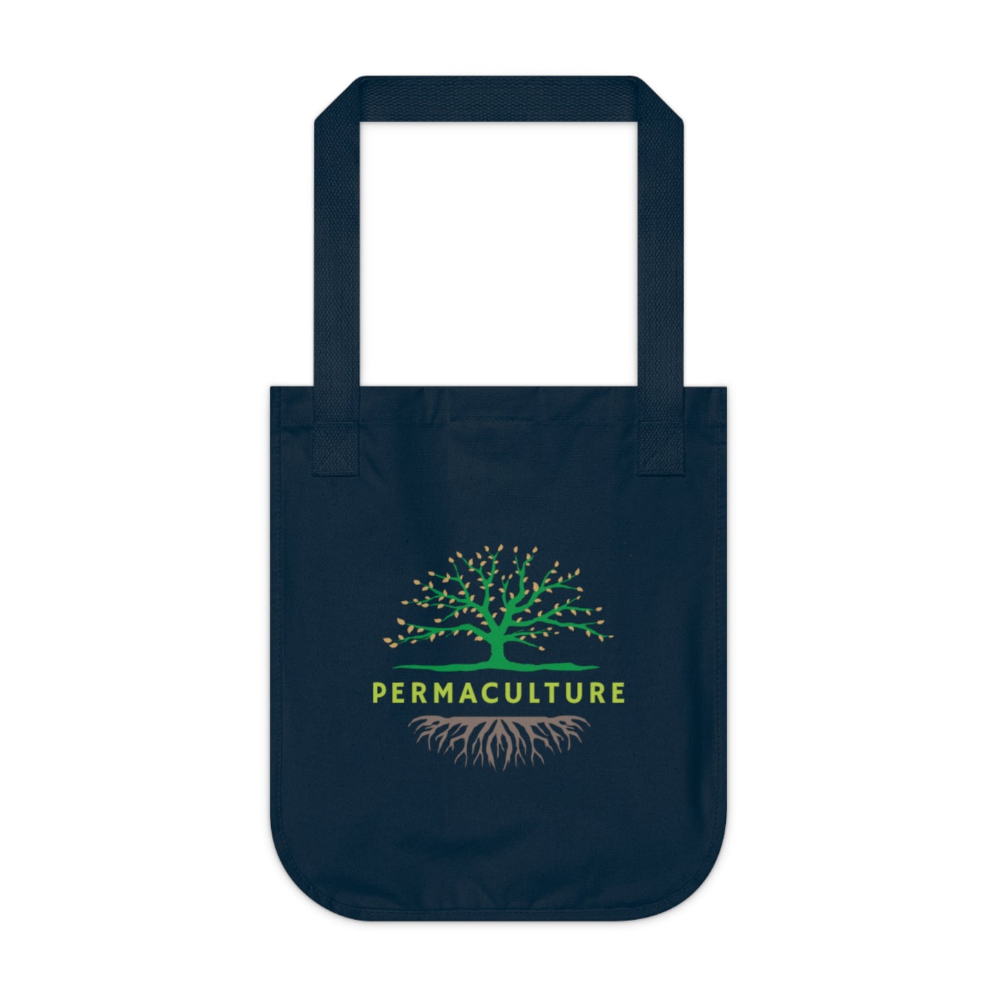 Organic Canvas Tote Bag, Permaculture
