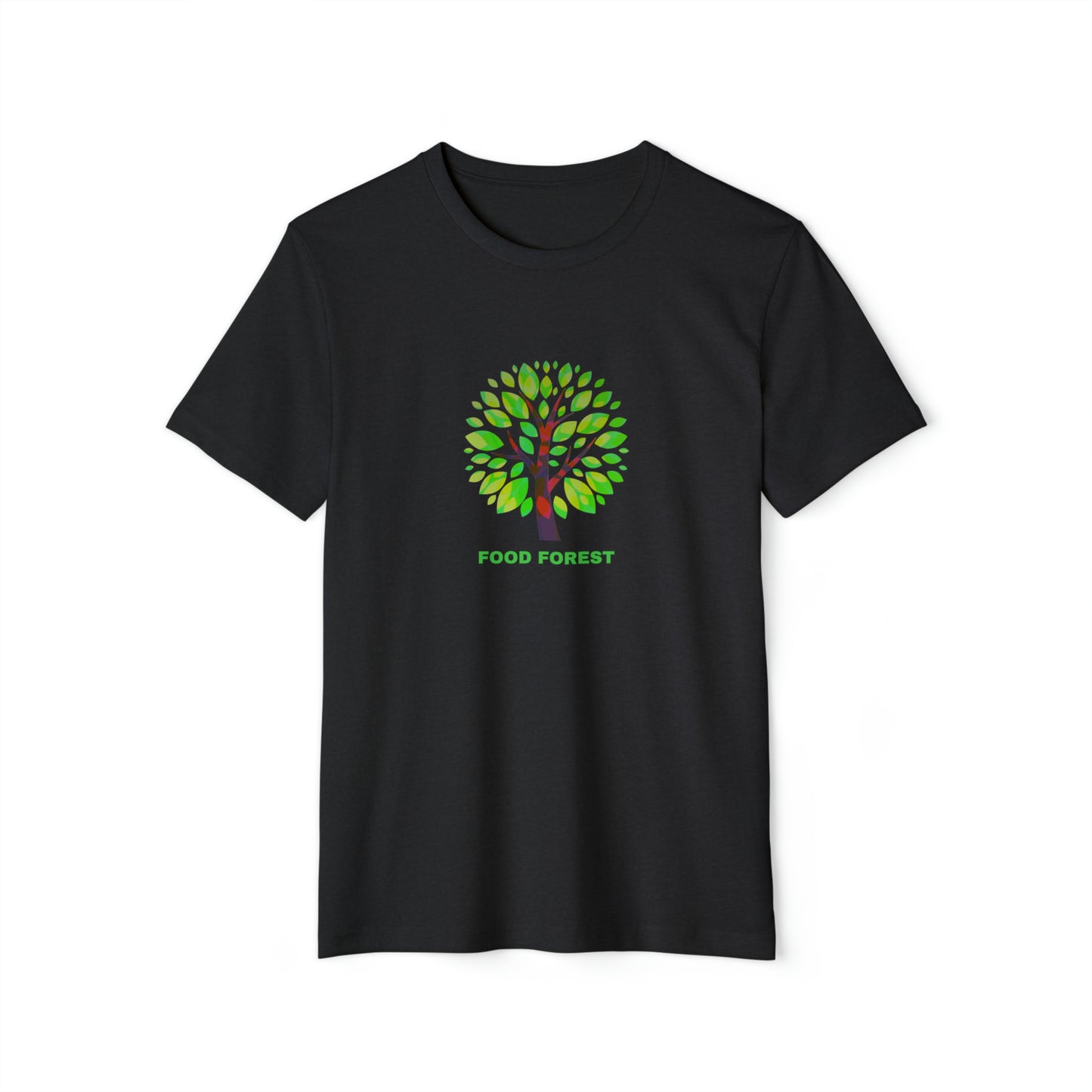 FOOD FOREST, Unisex Recycled Organic T-Shirt