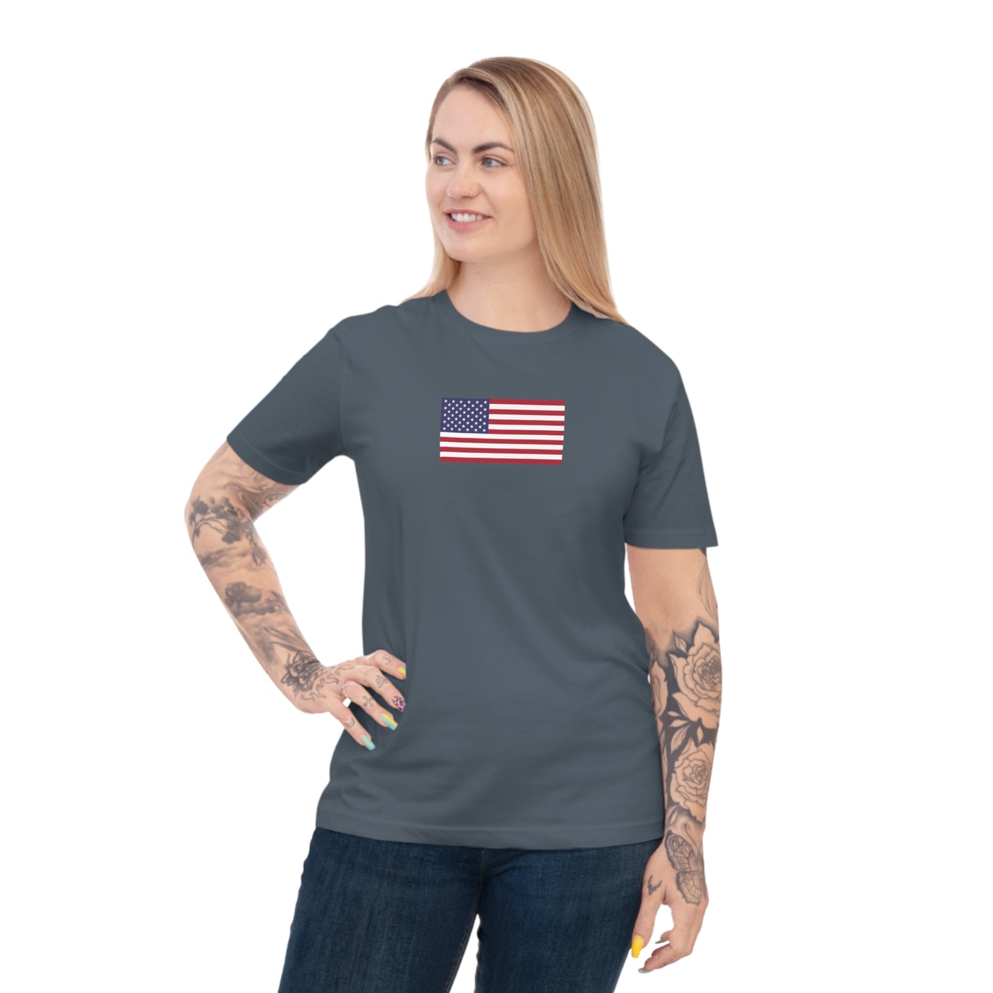 American Flag, Unisex Classic Jersey T-shirt