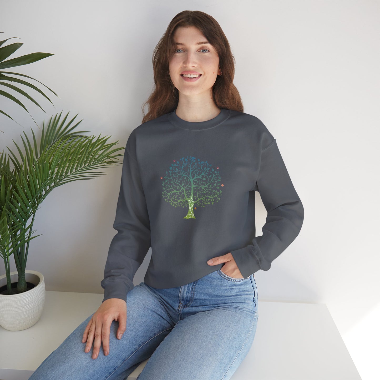 Tree of Life, Unisex Heavy Blend™ Crewneck Sweatshirt